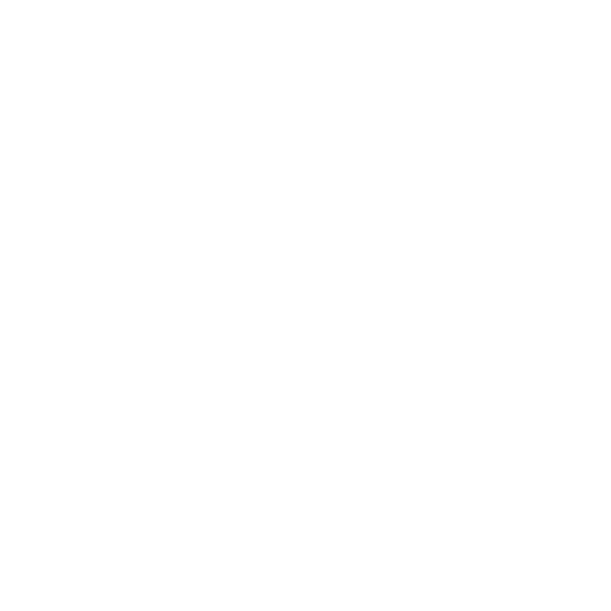 Line drawing of a hand holding a pen and writing on a piece of paper on a table.