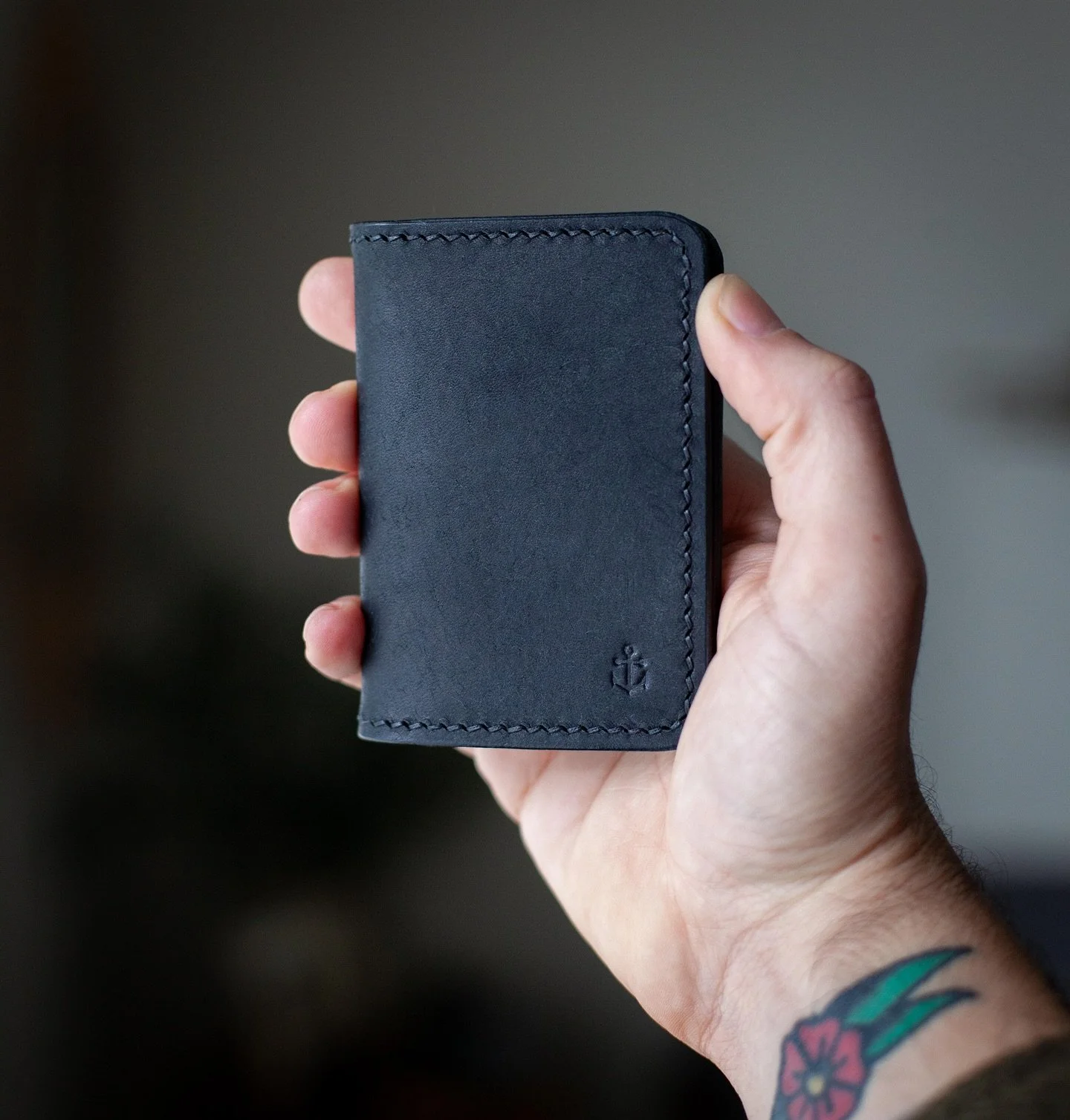 All-black Pismo Slim Wallet. 

#slimwallet #wallet #leatherwallet #leather #leathercraft