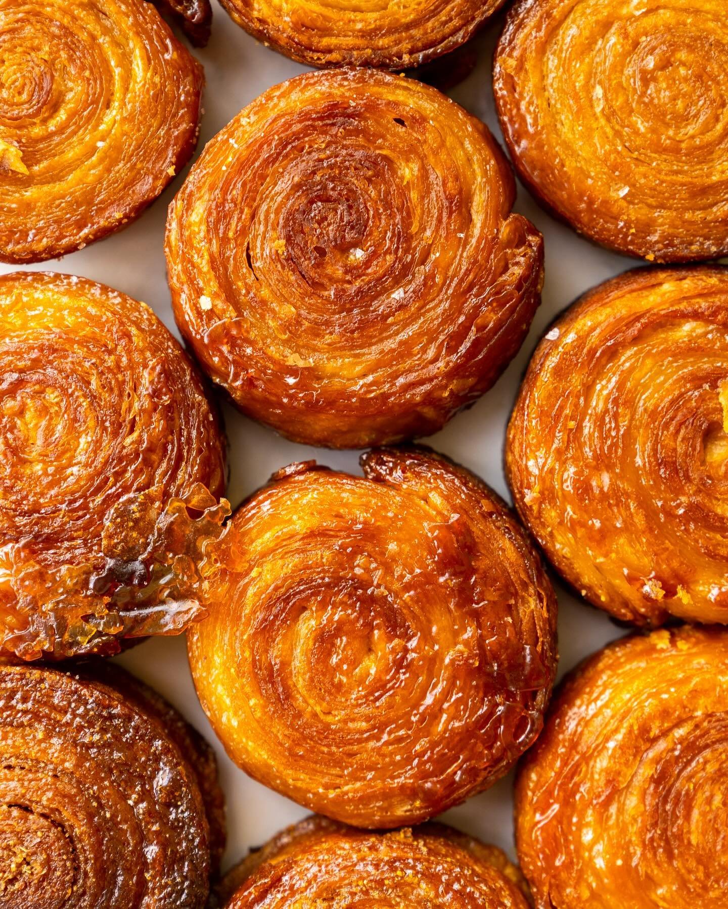 No matter how you pronounce it (and we&rsquo;ve heard many variations at the bakery), the kouign amann will always be one of our favourite pastries we serve. A traditional Breton cake with buttery, caramelized croissant layers and a touch of sea salt