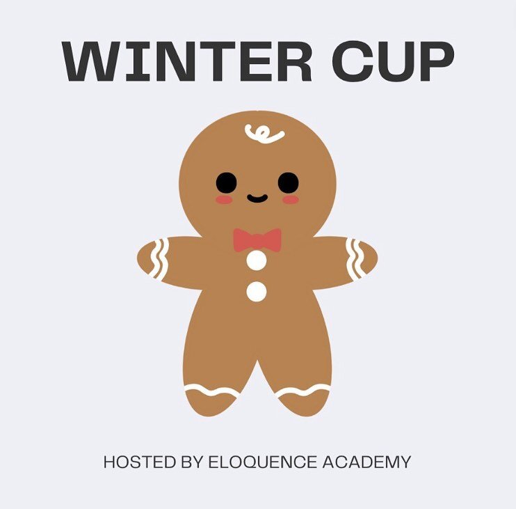 Thank you to everyone who competed, judged, or staffed at the annual Winter Cup hosted by Eloquence Academy. Full results: wintercup.tabroom.com.