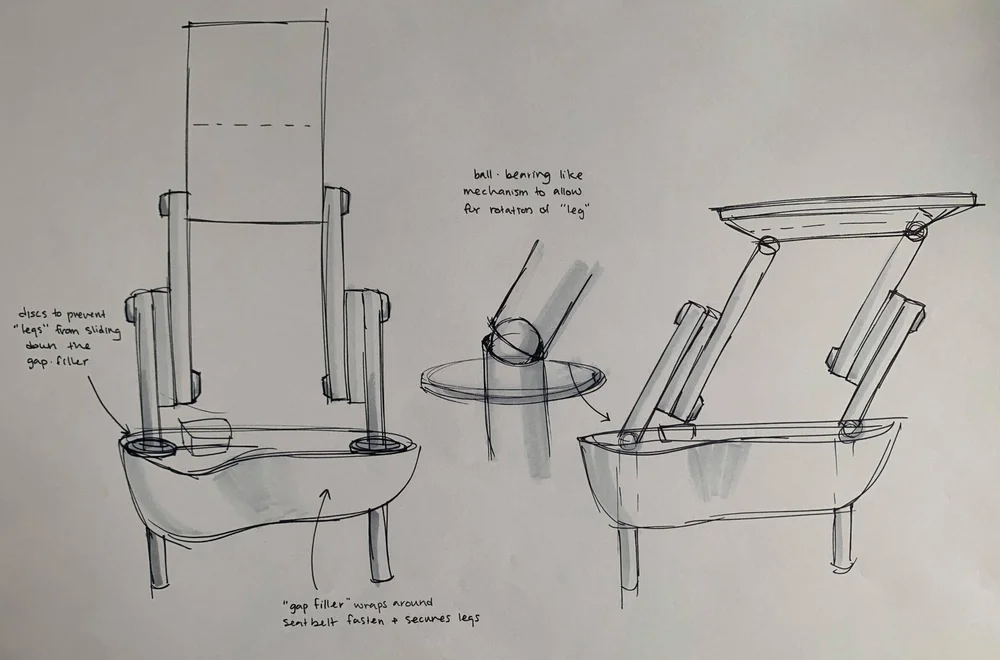 Seat gap sketch