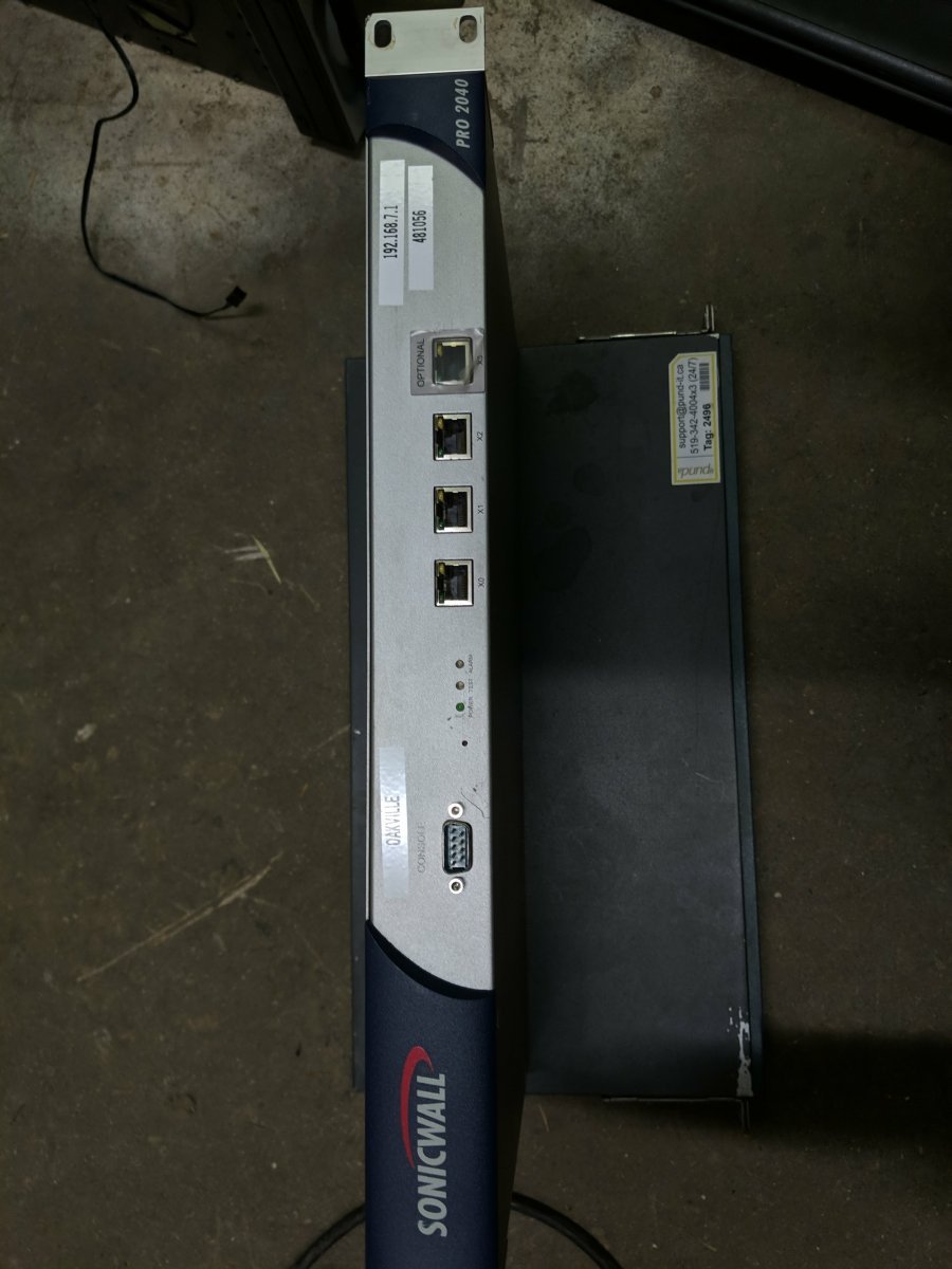 SonicWall Pro 2040 VPN Firewall