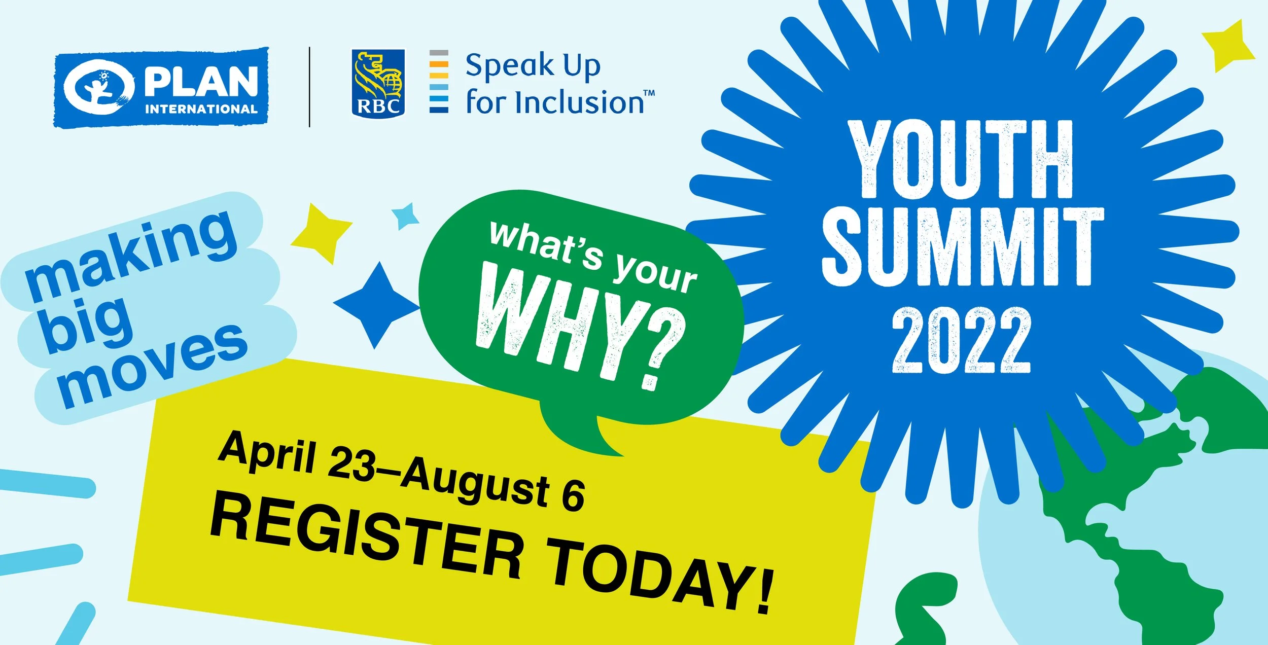 Youth Summit registration banner