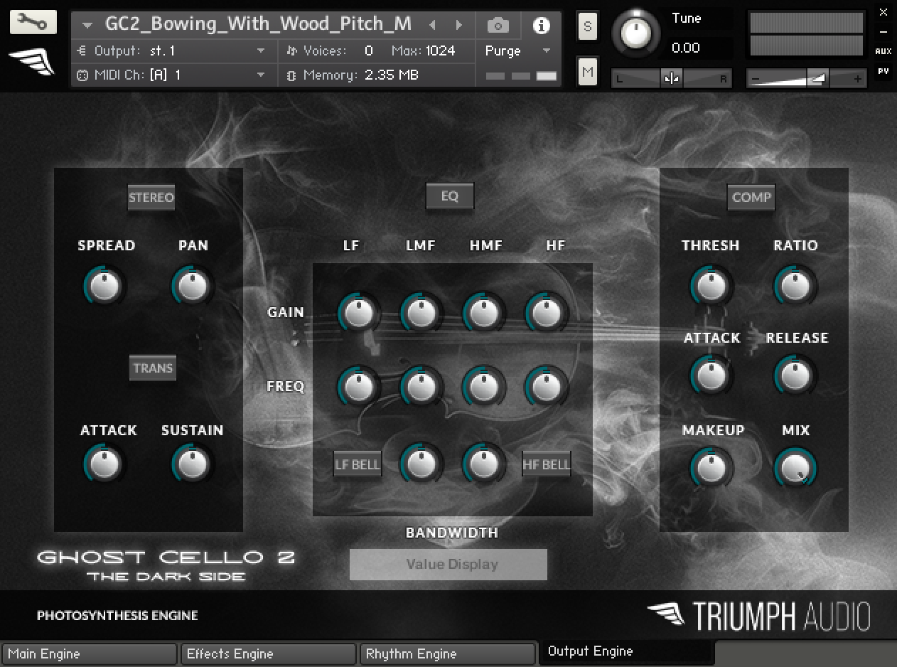Our Triumph Audio Engine is part of all our sample libraries featuring pages of fx, step sequencers, LFO, filters, EQ and more. Powered by Kontakt.