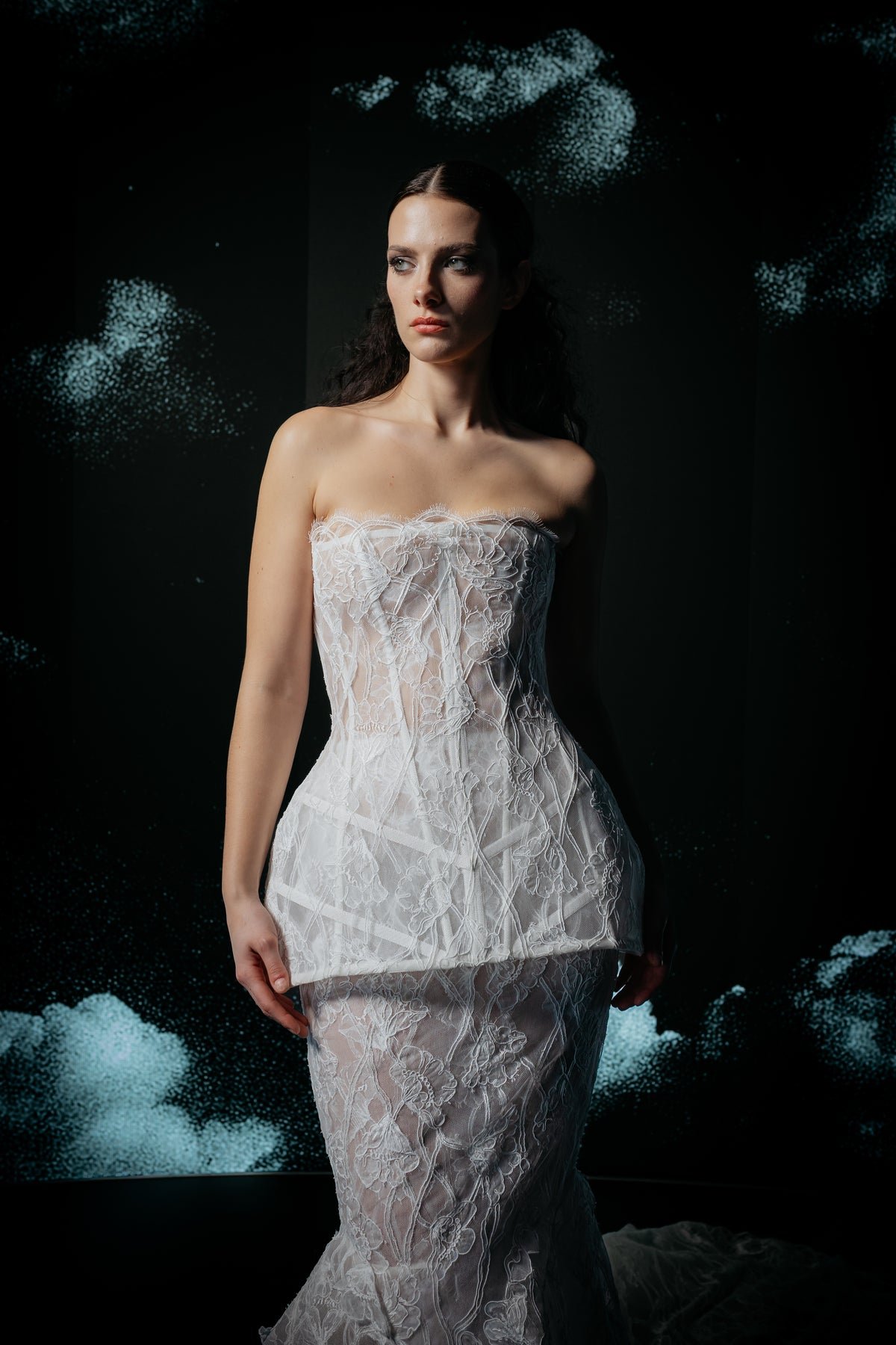 MERMAID BONES SKIRT - $4,880 / MERMAID BONES CORSET -$5,880