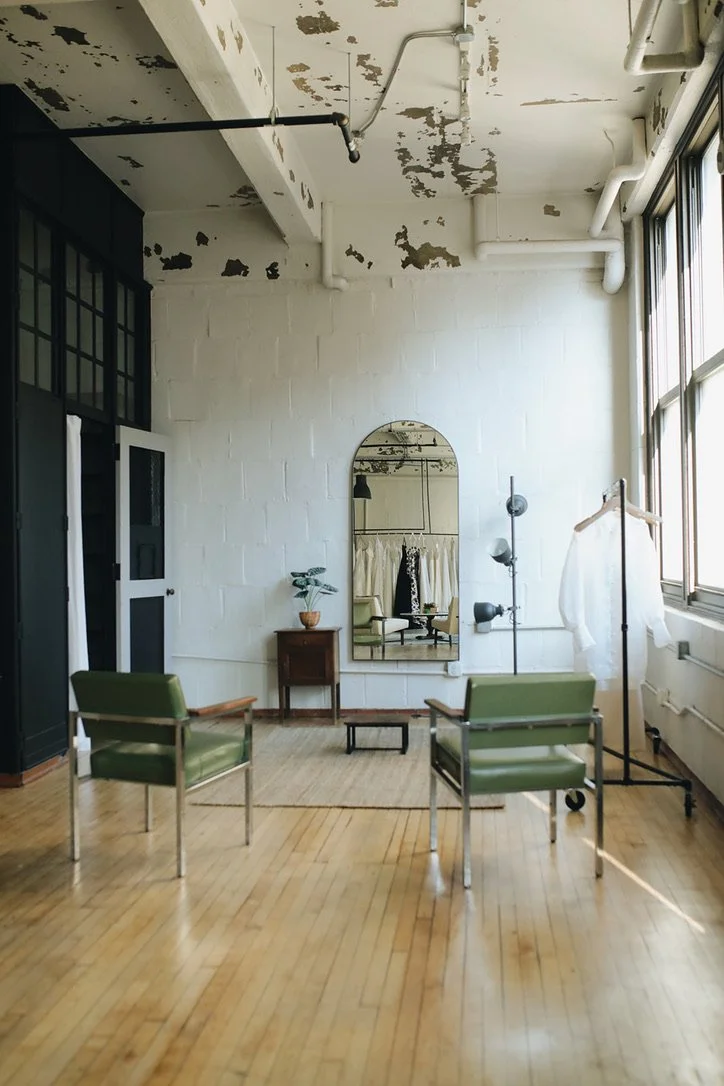 Kinfolk Bride fitting room photo