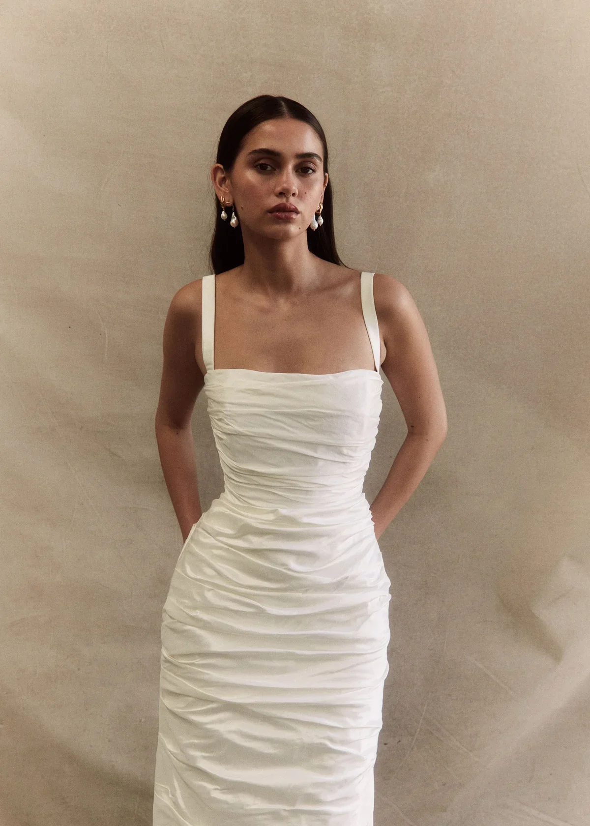 Bride wearing Gianna Dress by Prea James at Kinfolk Bride Philly