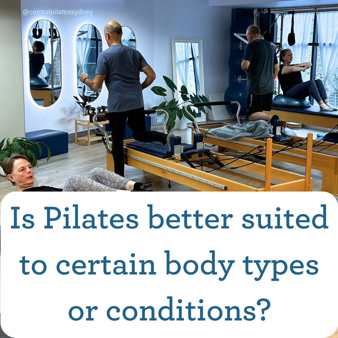 Is Pilates better suited to certain body types or conditions?

No matter your age, background, body shape or ability, Pilates is for YOU.

Because Pilates can be modified for just about any condition, it&rsquo;s a safe and supportive method for a wid