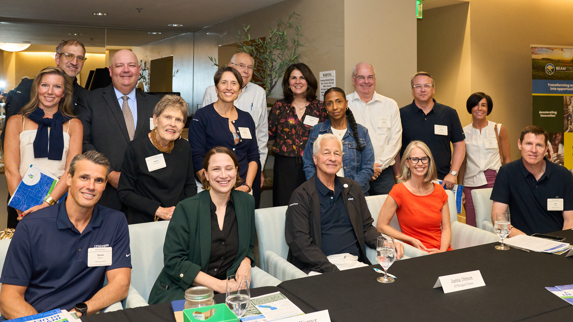 JPMorganChase Chairman Jamie Dimon Visits BEAM Circular and Stanislaus County Partners