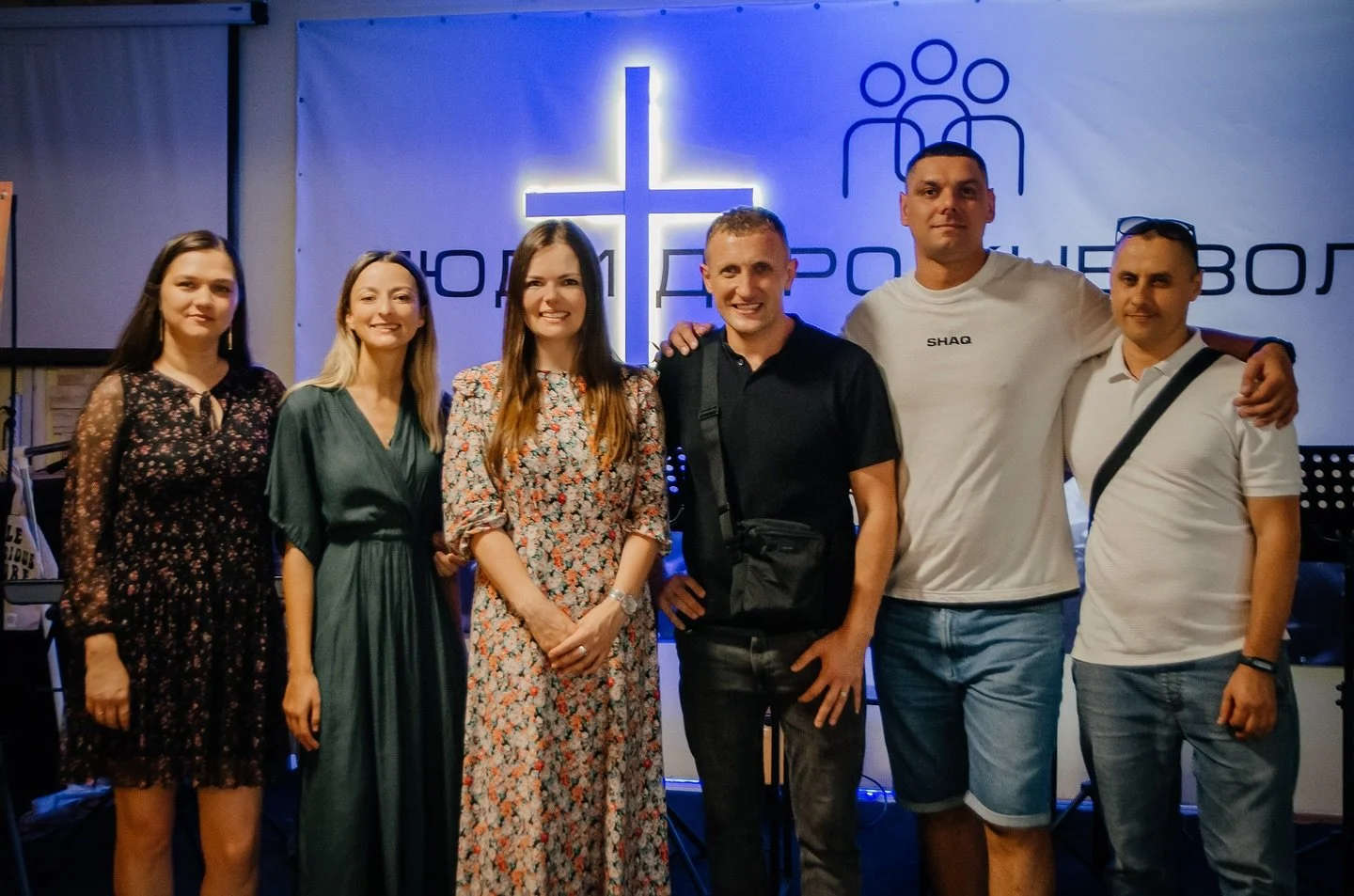 It was a special Sunday ministering at @missionpamptg Thank you Pastor Ihor and the team for having us. This wonderful church started three years ago with just 7 people on the streets Dnipro. 
Now the church is in a building full of people. Many of