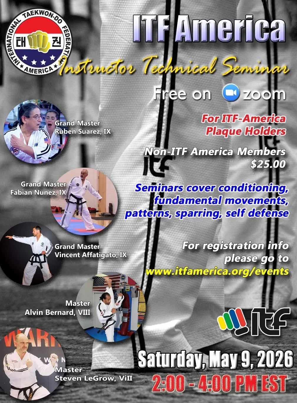 ITF America Instructor Technical Seminar (Copy)