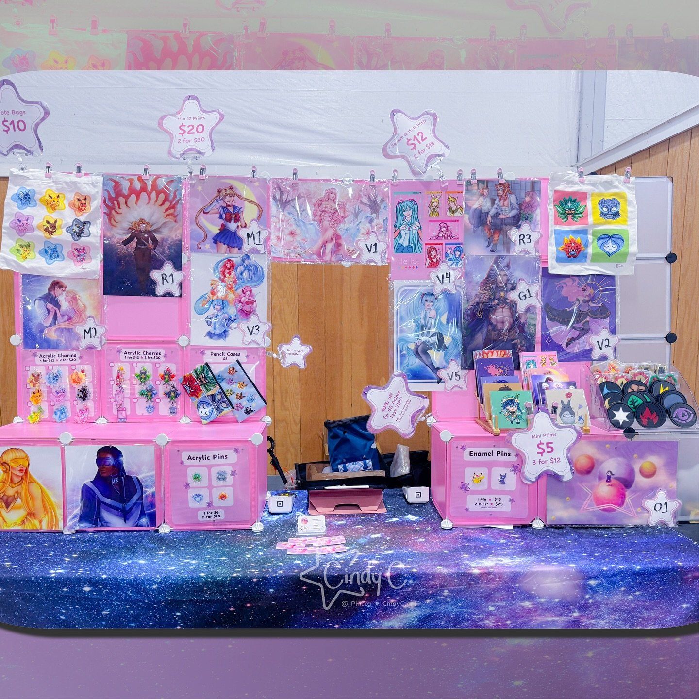 That’s a wrap for @gsanimefest✨ We had a blast vending at our first anime convention and connecting with so many amazing artists. You guys are so cool and kind and I’m sorry I couldn’t find some of you on the last day.🥹🤍 And I got