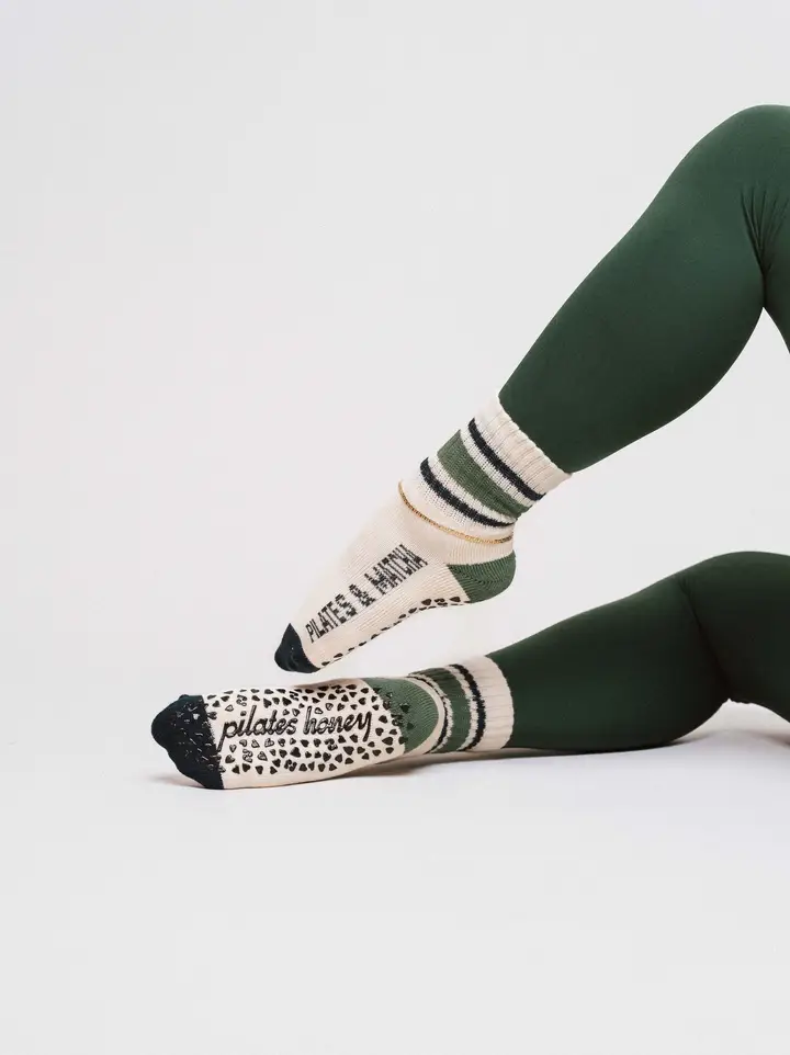 Chic Grip Pilates Socks-- Pilates Honey (M/L Size)