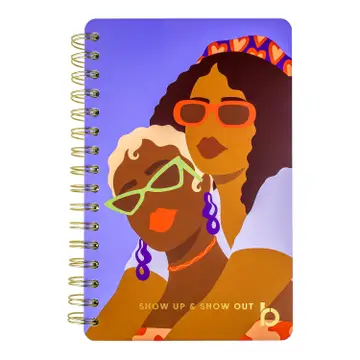 'Show Up & Show Out' Spiral Notebook/Journal: Be Rooted
