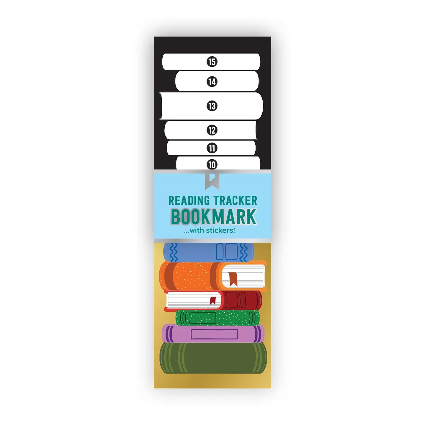 Interactive Reading Tracker Bookmark with Stickers