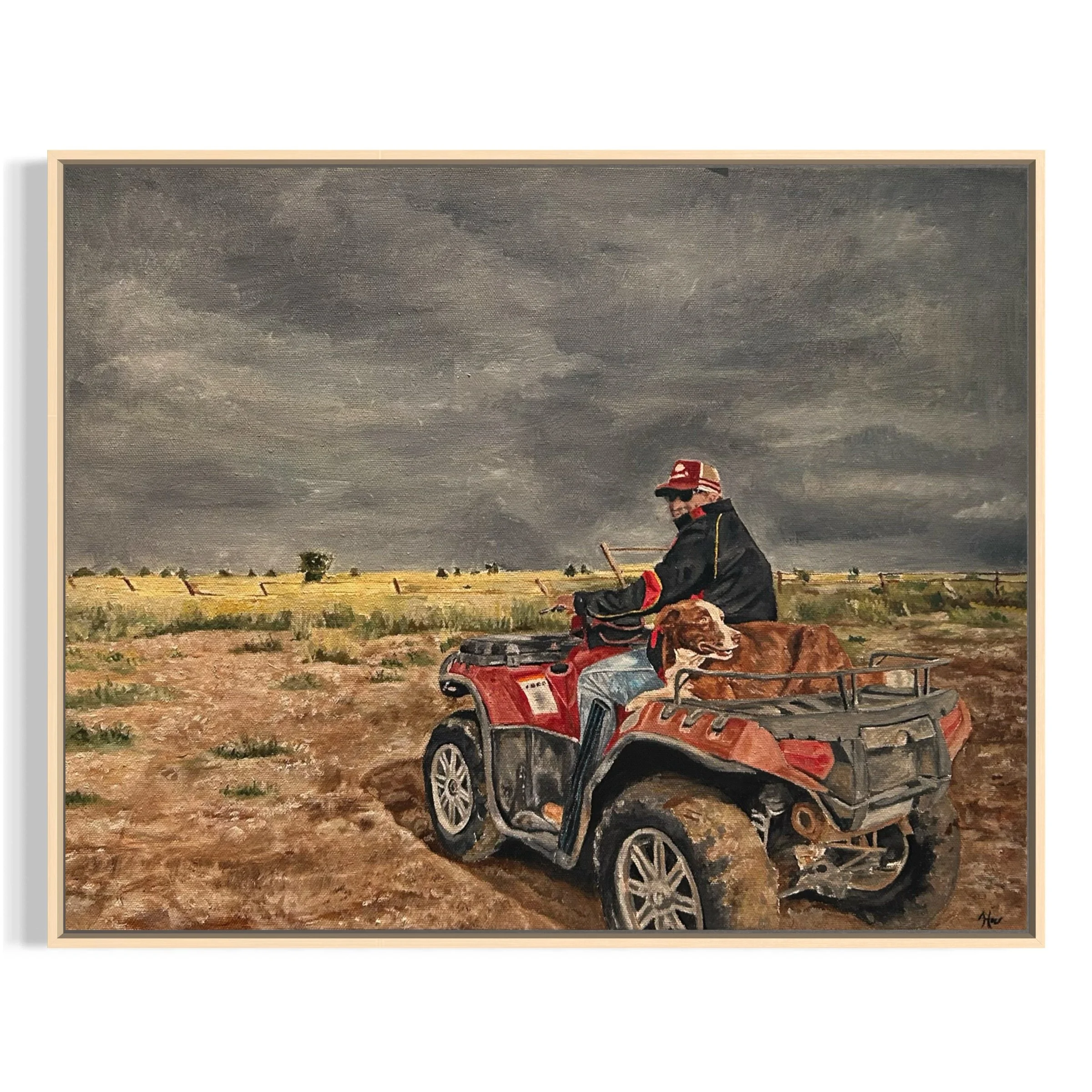 SOLD
Hayley	Wellins	"The Loyal Passenger"

Oil on canvas

40cm x	50xm	$220

