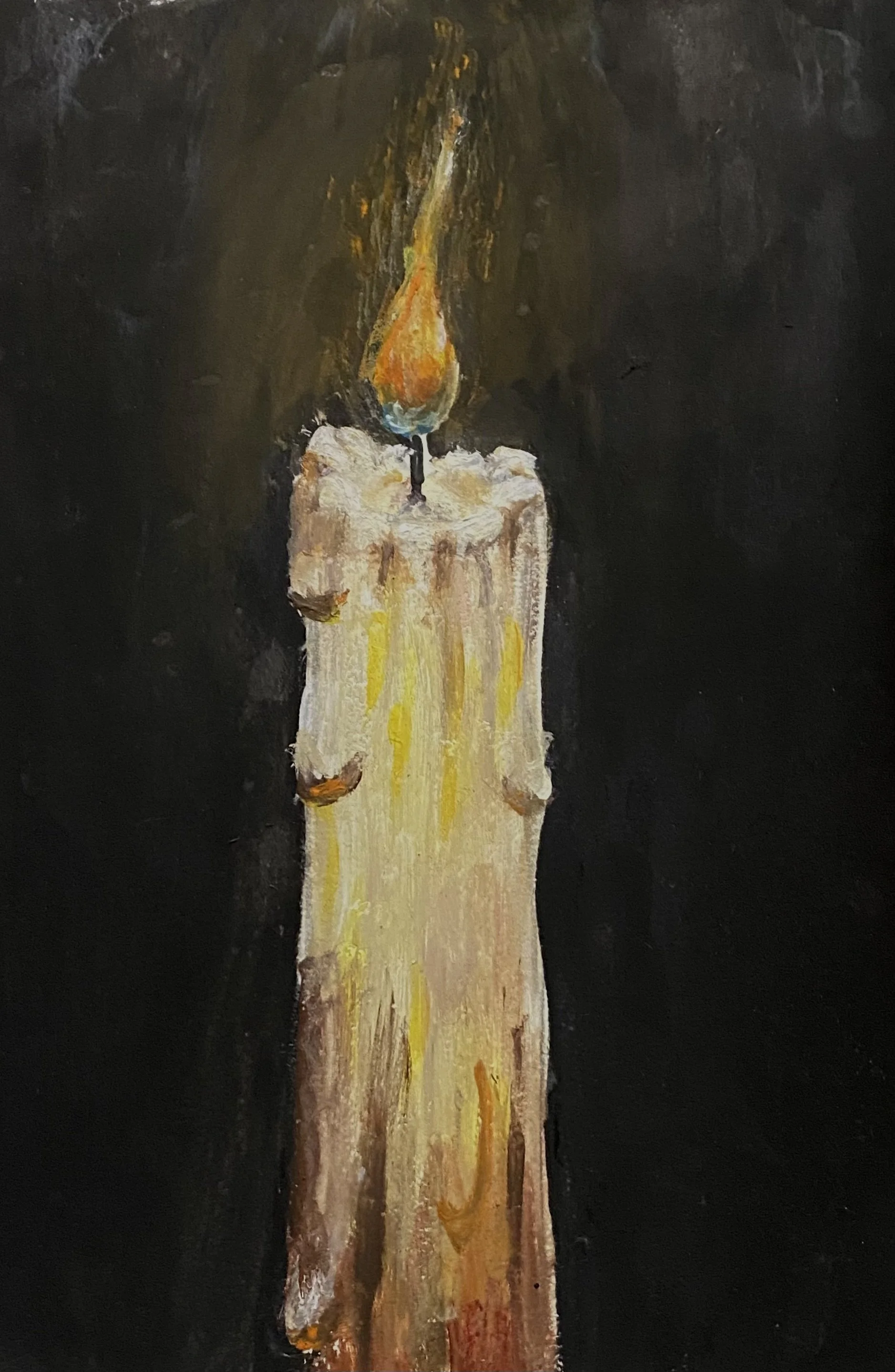 SOLD

Chira Edge	"Eternal Flame" 

Oil on paper

24cm x 19cm $112
