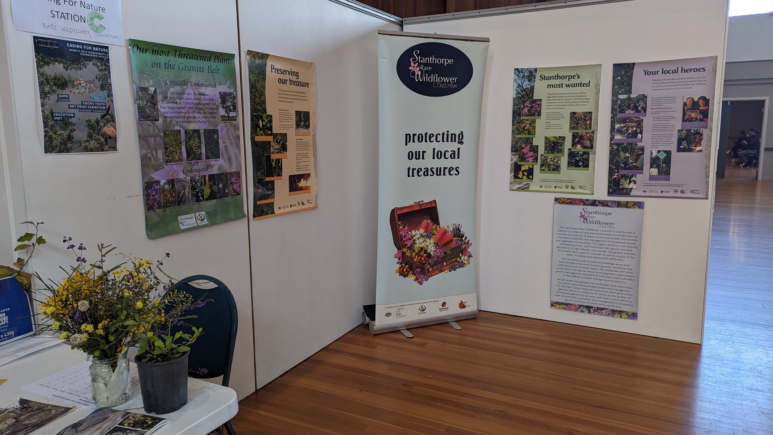 The Stanthorpe Rare Wildflower Consortium stand