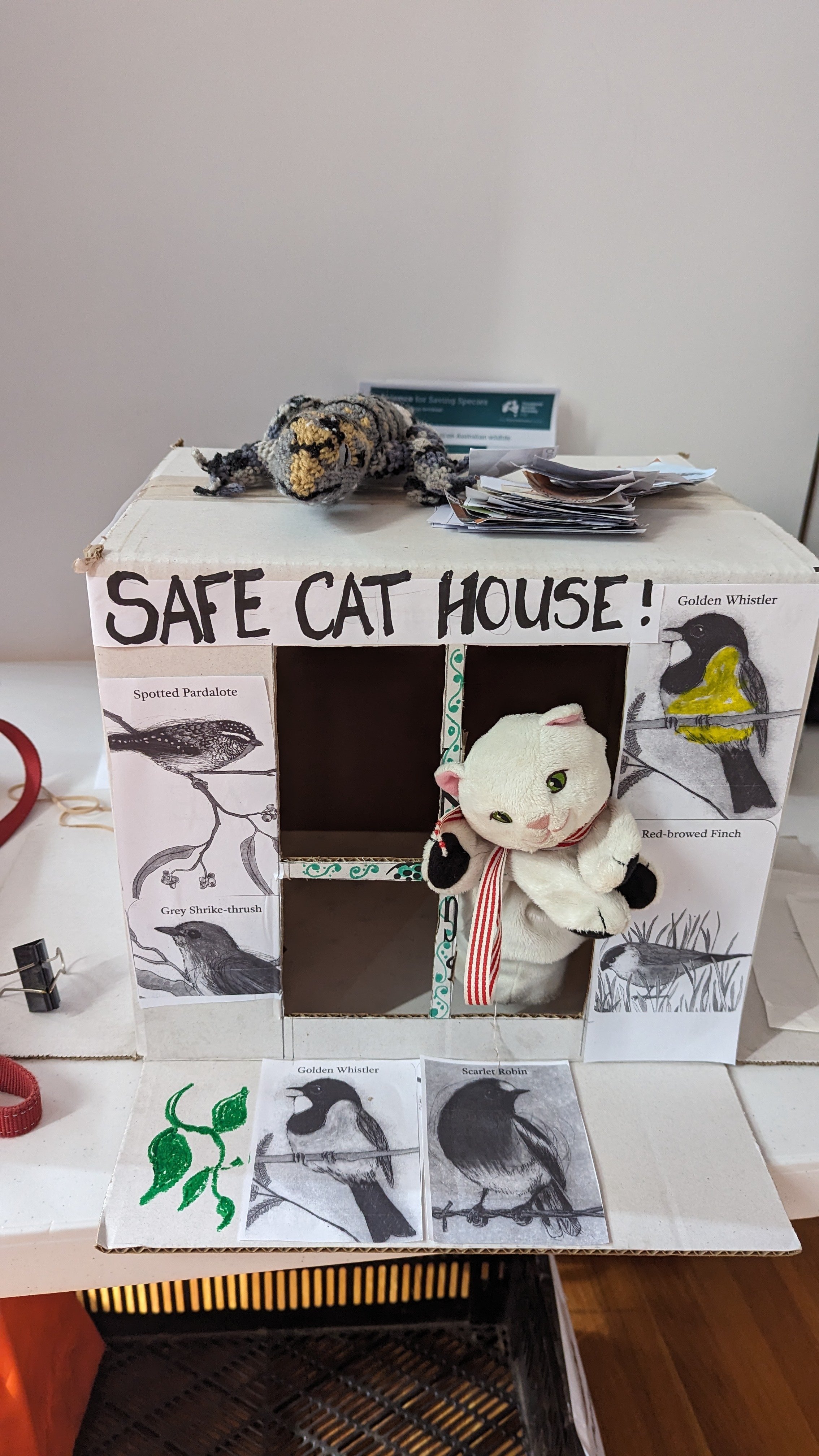 Making a safe cat house