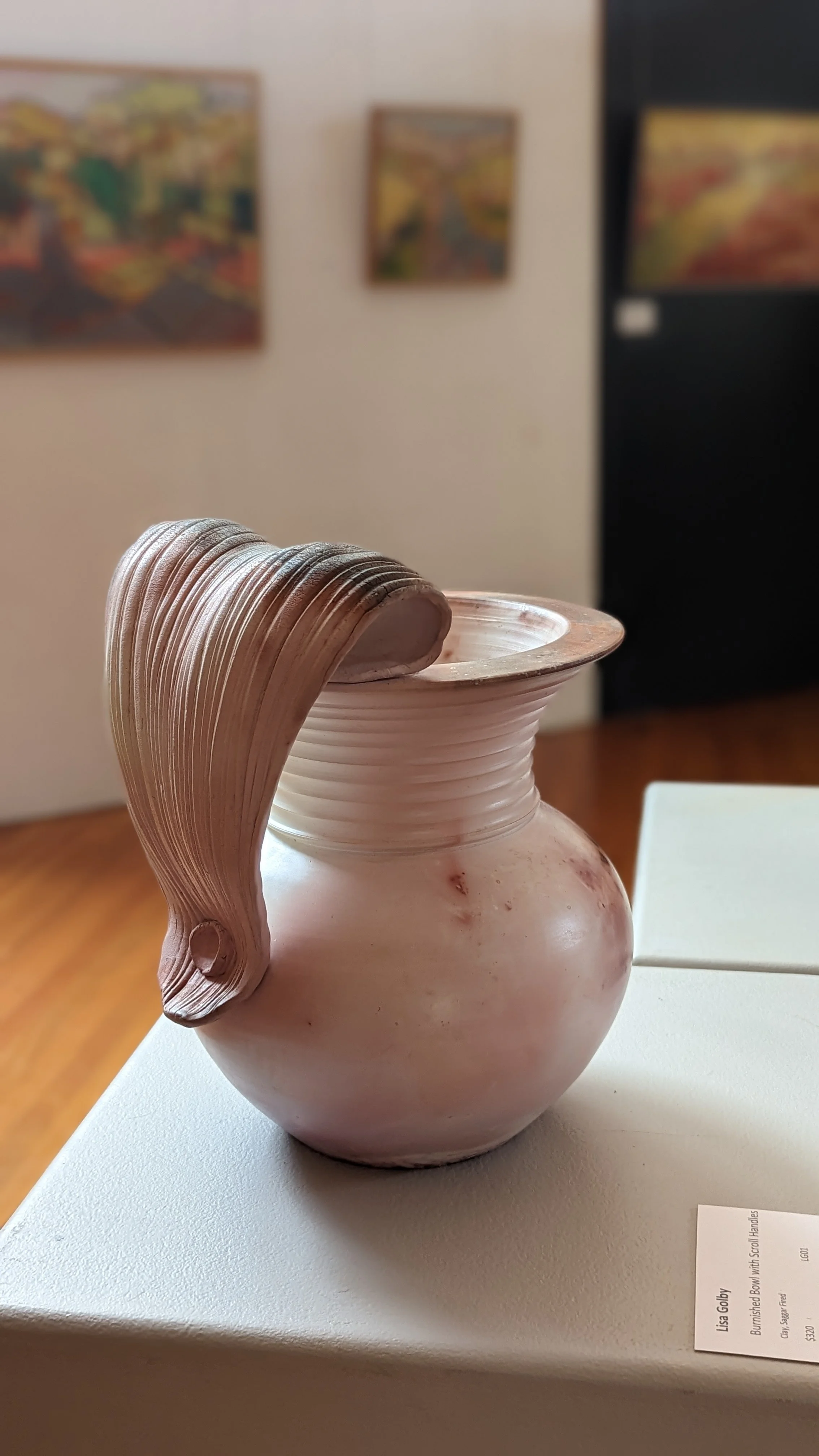 Burnished Bowl with Scroll Handles by Lisa Golby.jpg