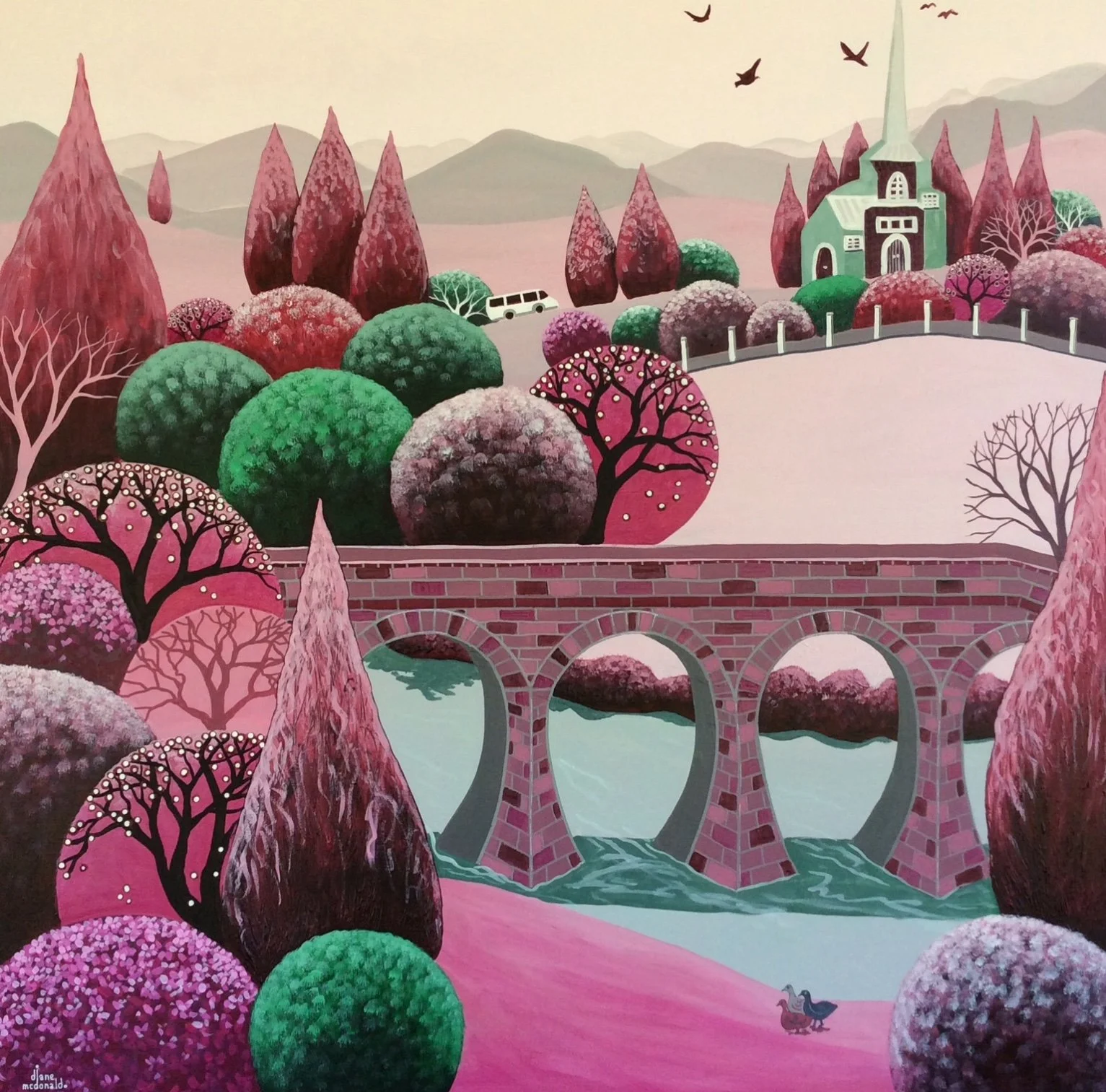 Richmond In Rose by Diane McDonald