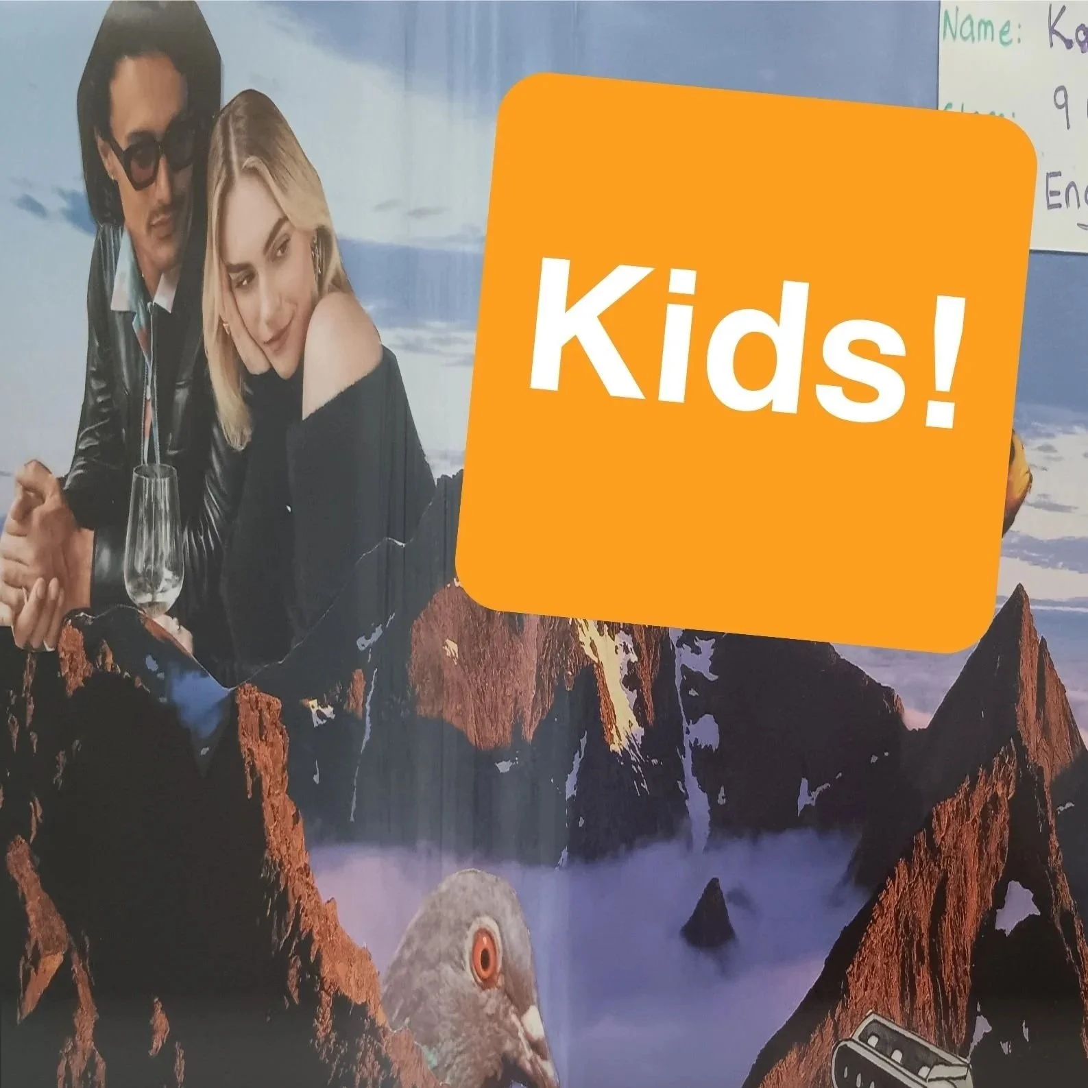 Kids’ school holiday collage workshop with Tess