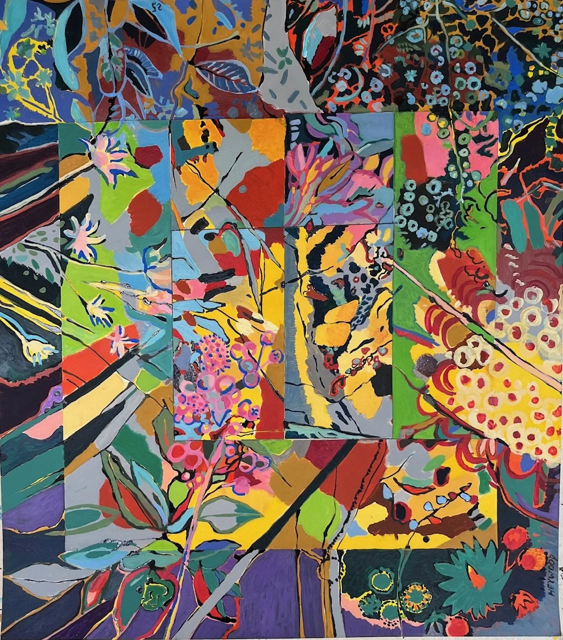 Neville	Heywood "Nature: analytic meditation"

Acrylic

51cm x 58cm $1,500
