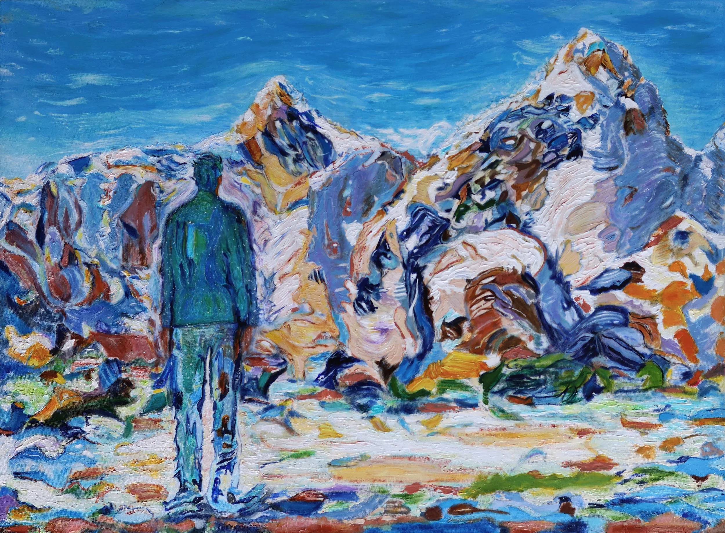 Sergio Paul	Ianniello "Land Listening"

Acrylic on canvas

77cm x 102cm $2,600
