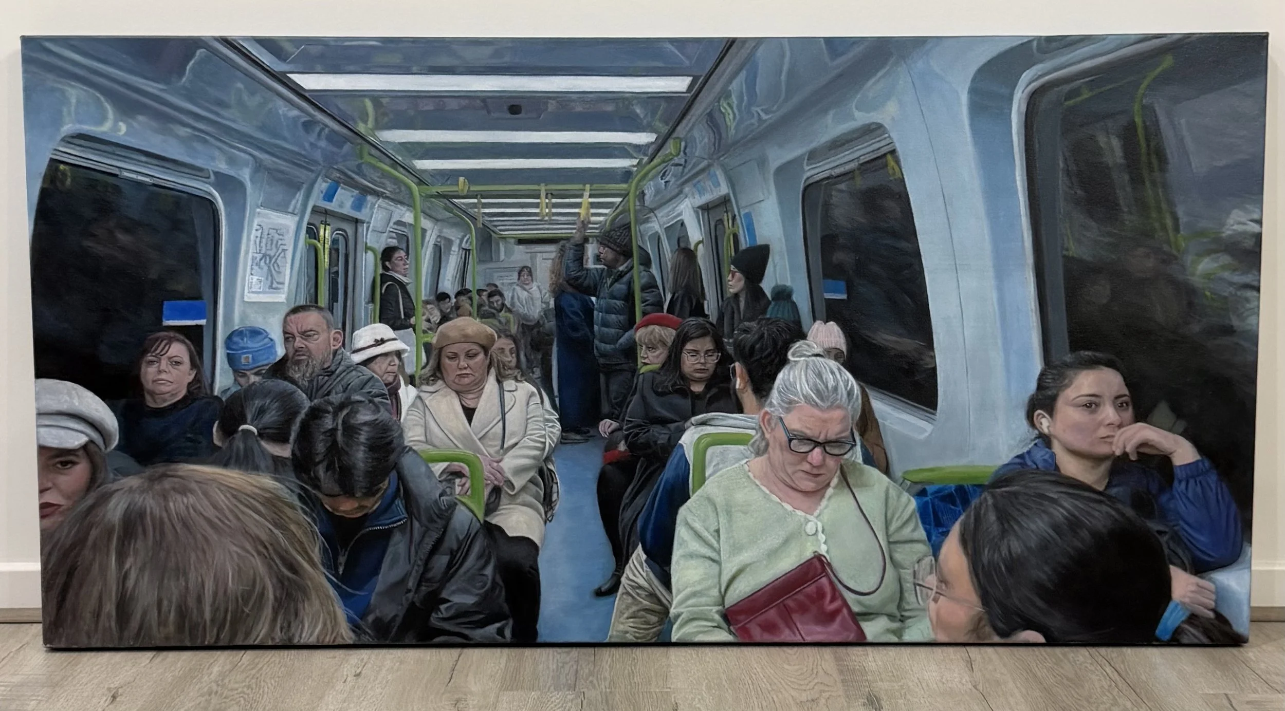 Sayuni	Wickramasinghe "Commute"

Acrylic on canvas

61cm x 122cm $20,000