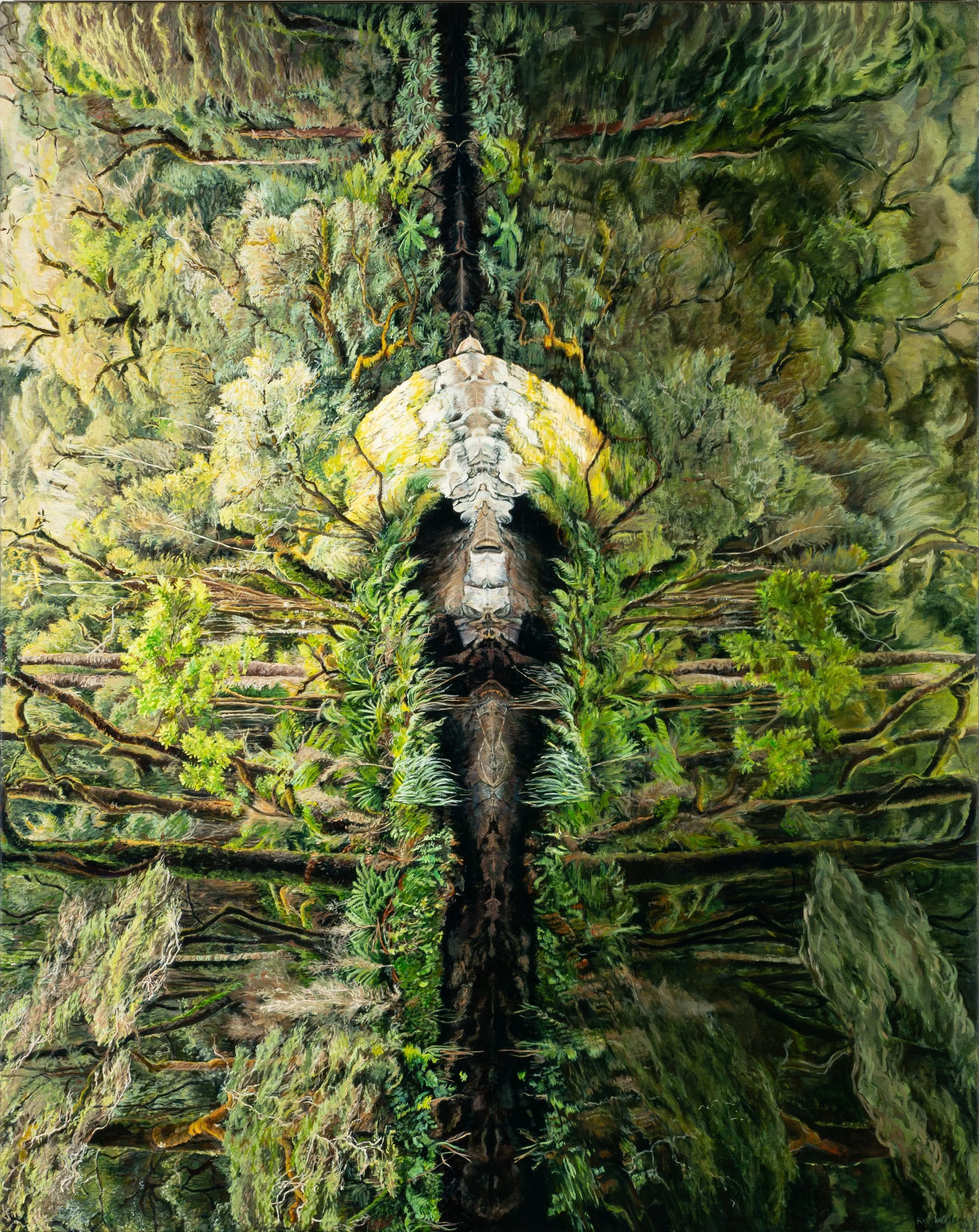 Kim Wilson	"Anthropomorphic"

Oil on canvas

88cm x 70cm $14,000
