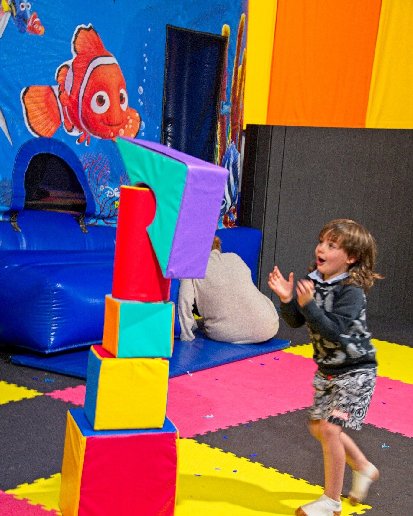 Fun knows no bounds! 🎉 At this birthday bash, the excitement wasn't just limited to the jumping castles. Our colourful array of games stole the show, sparking endless joy and creativity in every child's heart. From building towers to balancing acts 