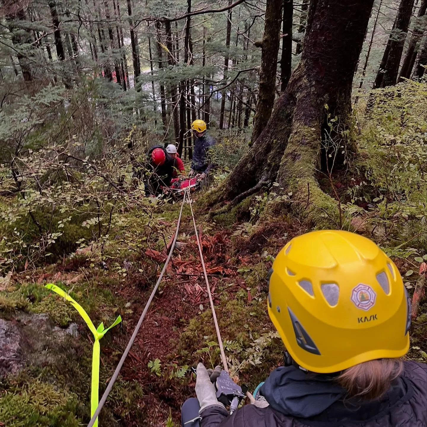 Some of your local firefighters are also rope rescue qualified! Here they are at their monthly drill, sharpening their skills to be ready for the next rescue. Thank you to our special teams members for your dedication!