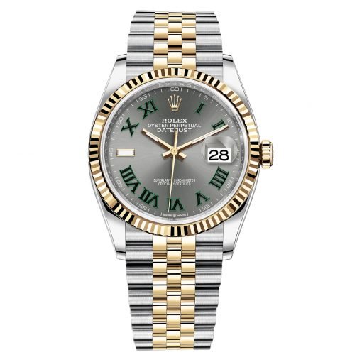 ROLEX DATEJUST WIMBLEDON ROMAN DIAL TWO-TONE WATCH.jpg