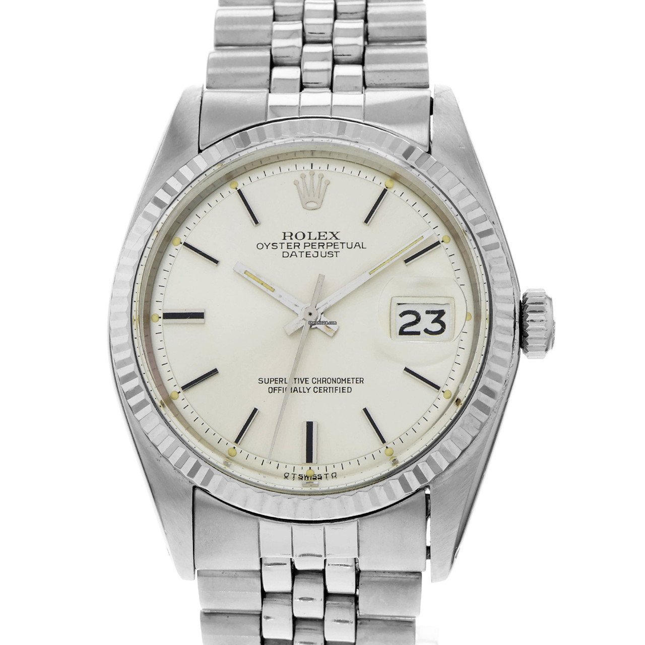 ROLEX DATEJUST 36 VINTAGE SILVER STICK DIAL AUTOMATIC WATCH.jpg