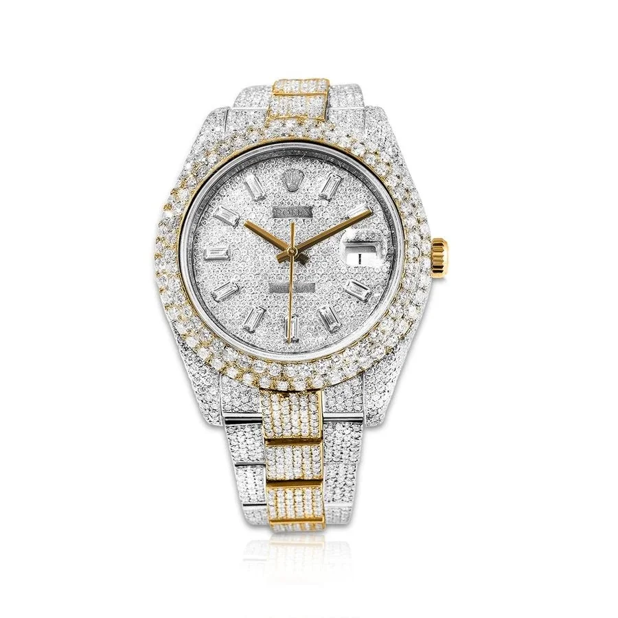 Iced Out Presidential Bust Down Rolex Bust Down Rolex Datejust