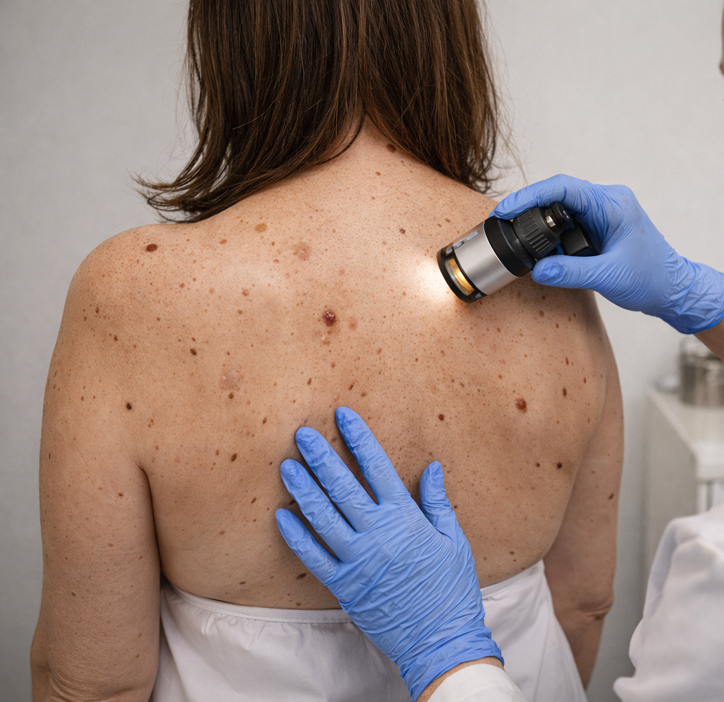 Full Body Skin Exam for Patients With a History of Dysplastic Nevi — Village Dermatology Katy &amp; Houston, Texas