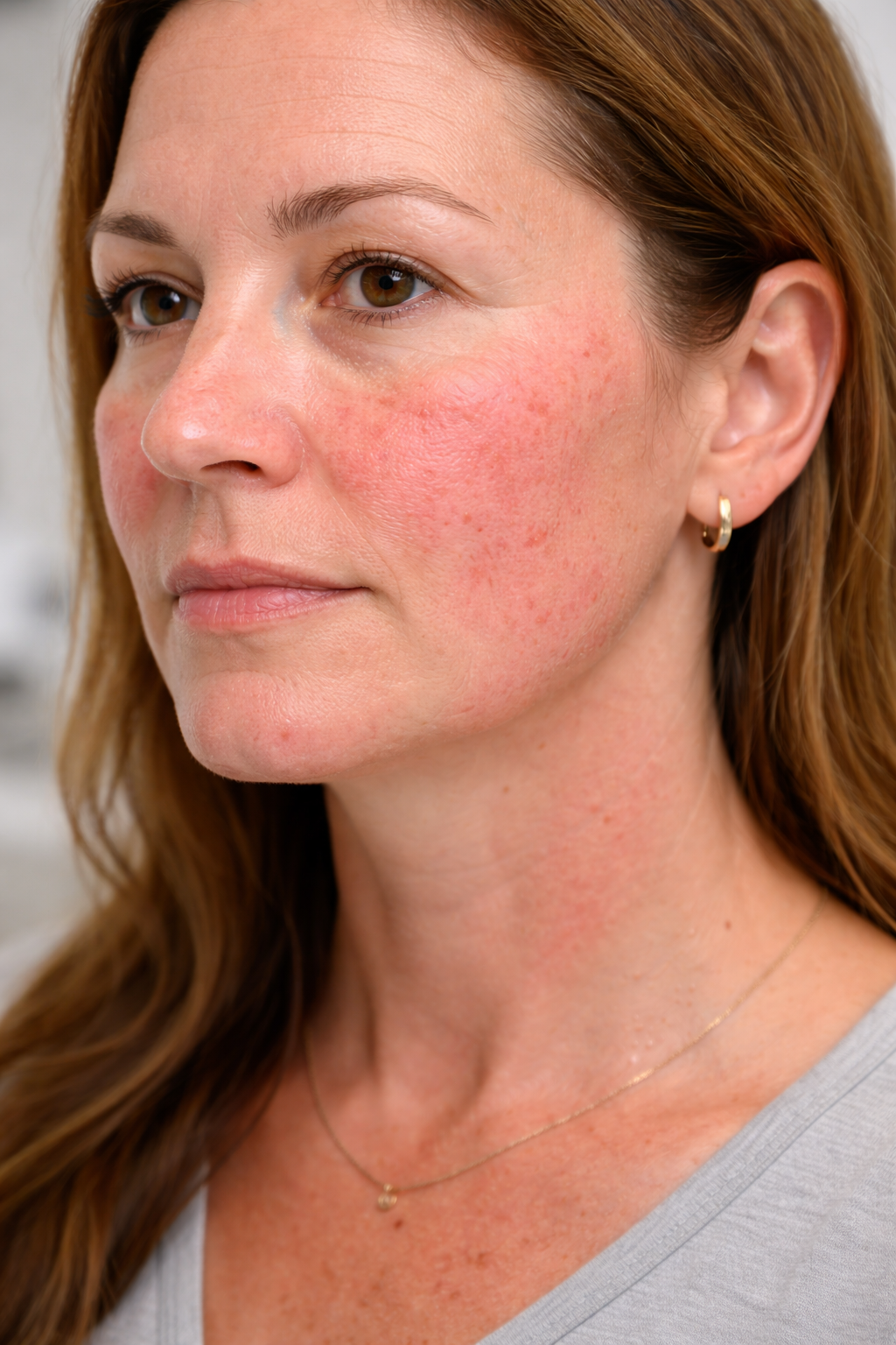 Managing Telangiectatic Rosacea With Facial Redness — Village Dermatology Katy &amp; Houston, Texas