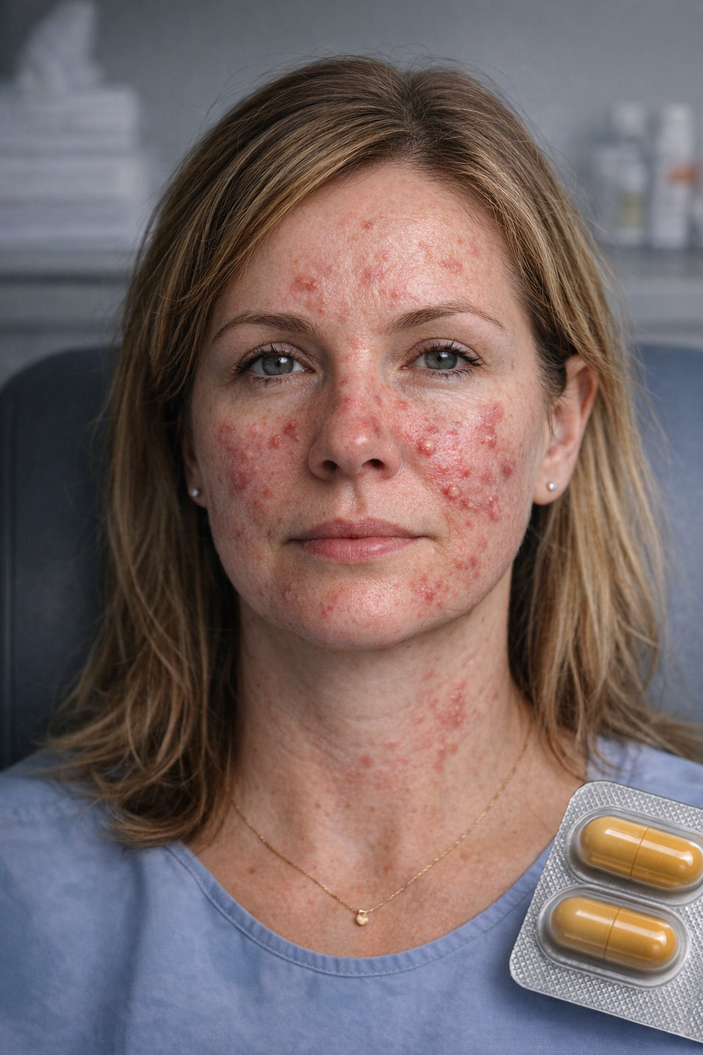 Case Report: Adult Female Acne Managed With Isotretinoin (Accutane) in Katy &amp; Houston, Texas