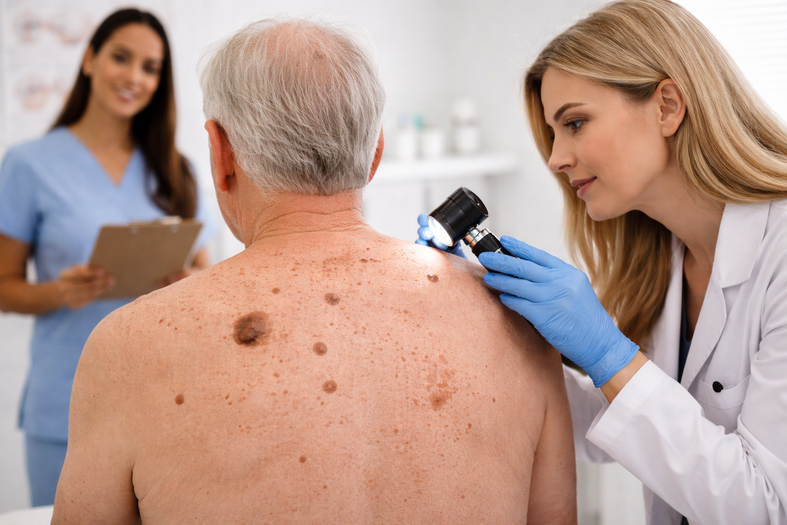 Case Report: Comprehensive Full-Body Skin Examination in a 73-Year-Old Male