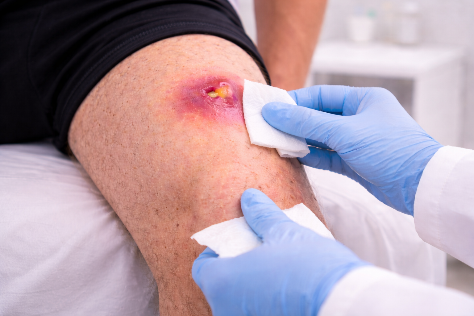 Painful Skin Abscess Treated With Incision and Drainage in a 28-Year-Old Male