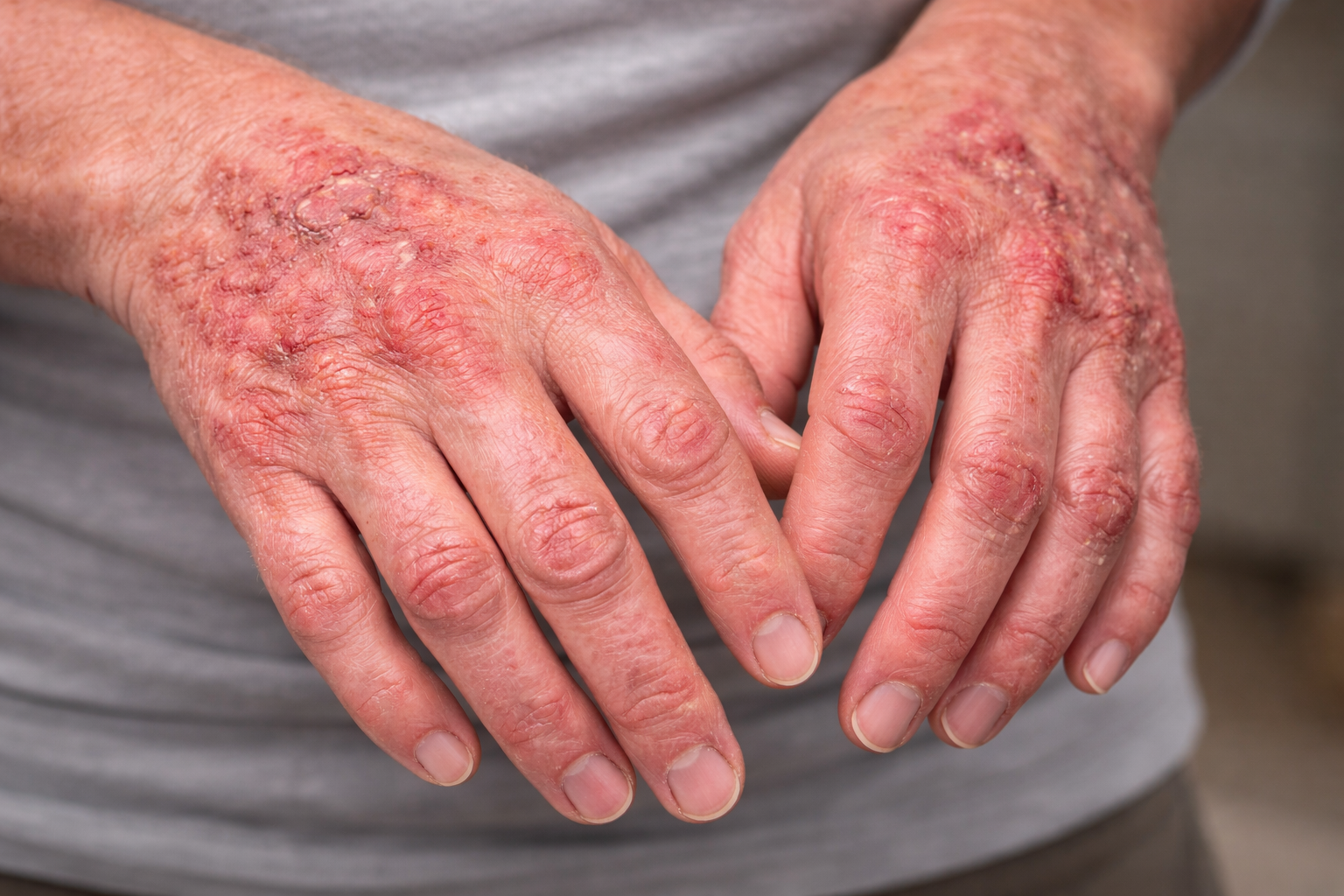 Chronic Hand Dermatitis Case Report: Managing Severe Itching and Fissuring in a 55-Year-Old Female