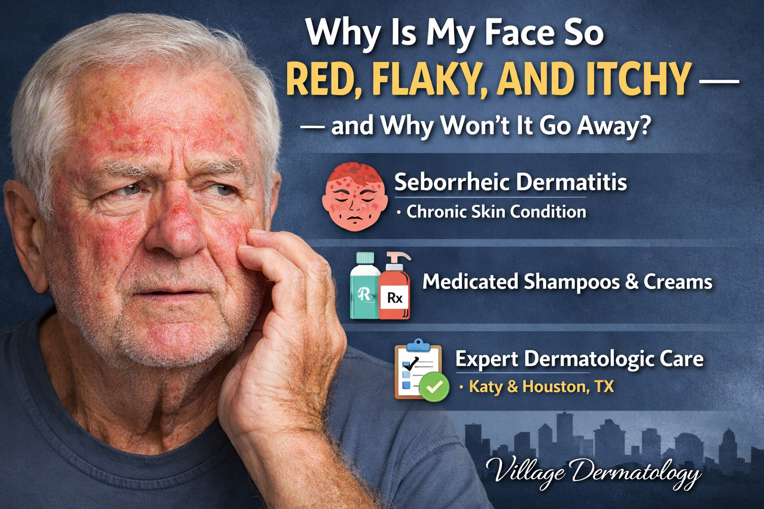 Why Is My Face So Red, Flaky, and Itchy — and Why Won’t It Go Away?