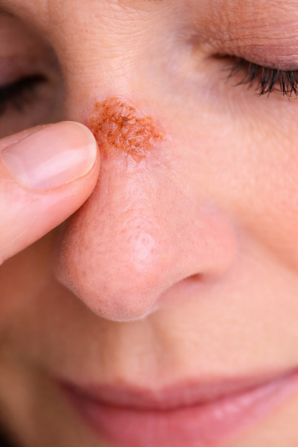 Why Is This Rough Spot on My Nose Getting Bigger?