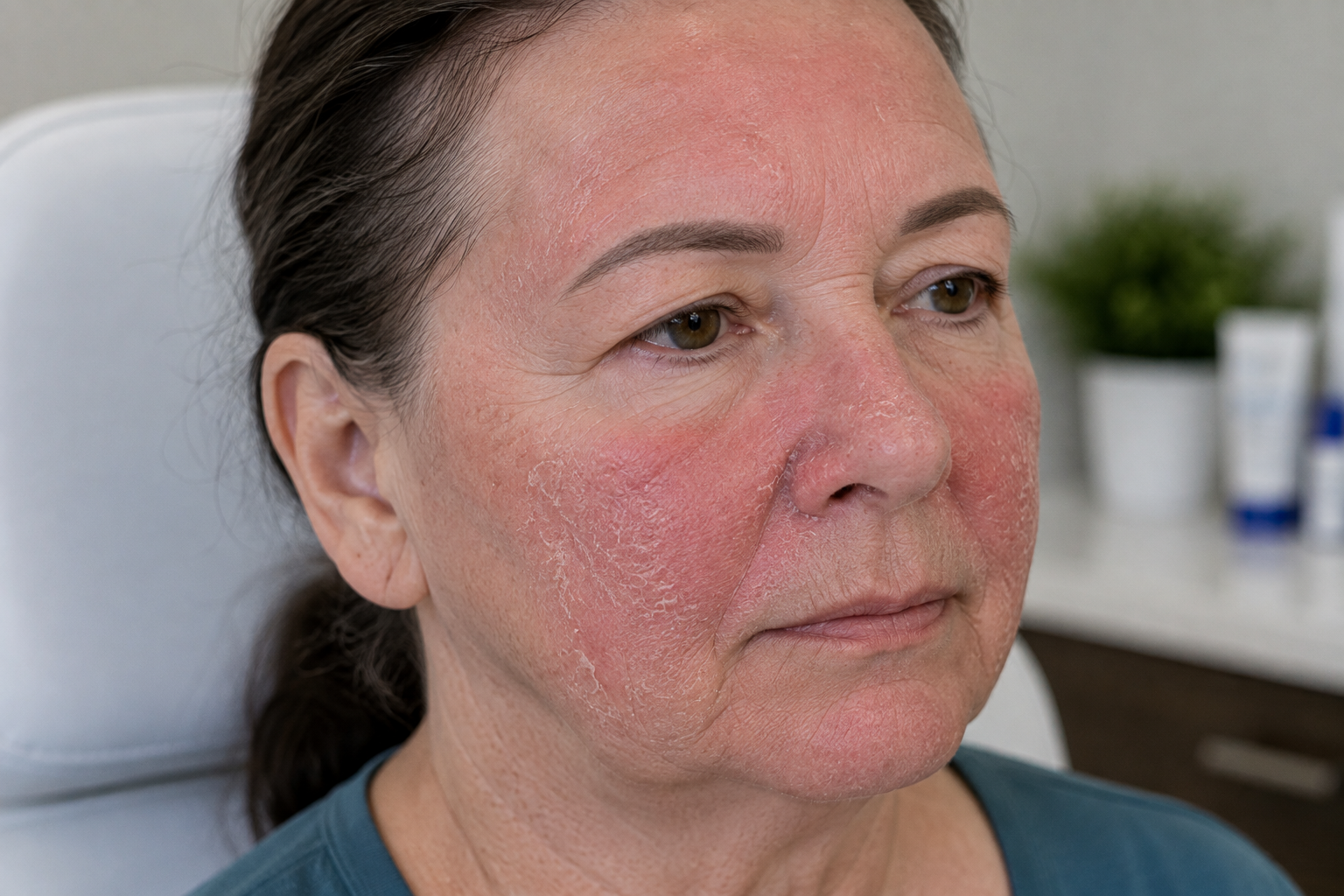 Why Is My Face Red, Itchy, and Peeling Months After My Steroid Injection?