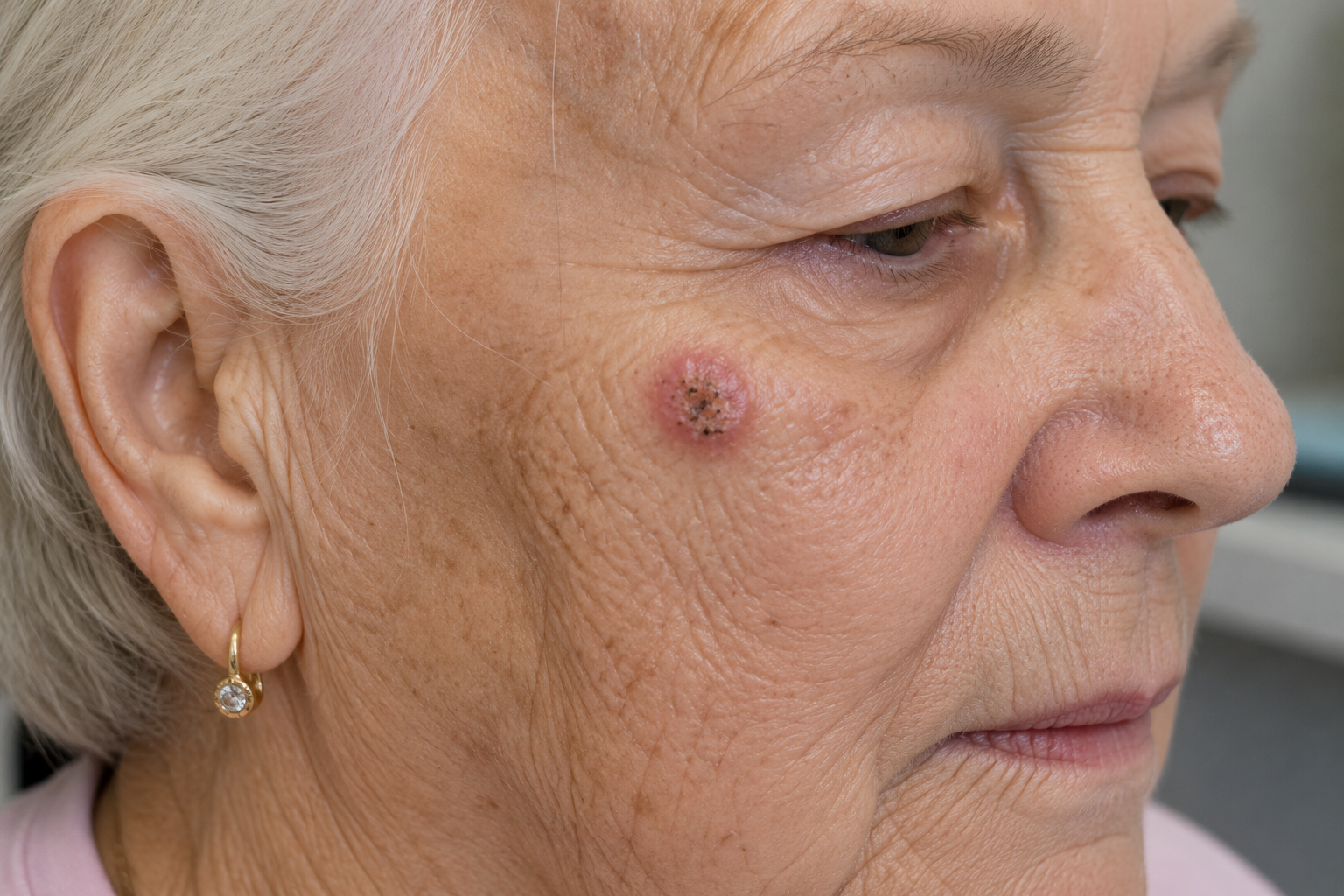Why Is There a Growing, Non-Healing Spot on My Cheek That Won't Go Away?