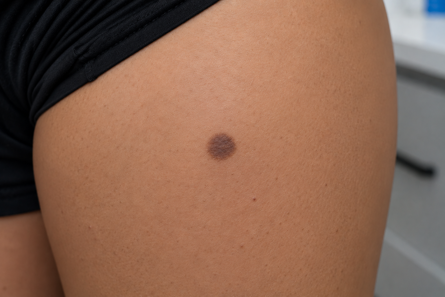Why Should I Get a Dark Spot on My Thigh Removed and Biopsied After Having It for Years?