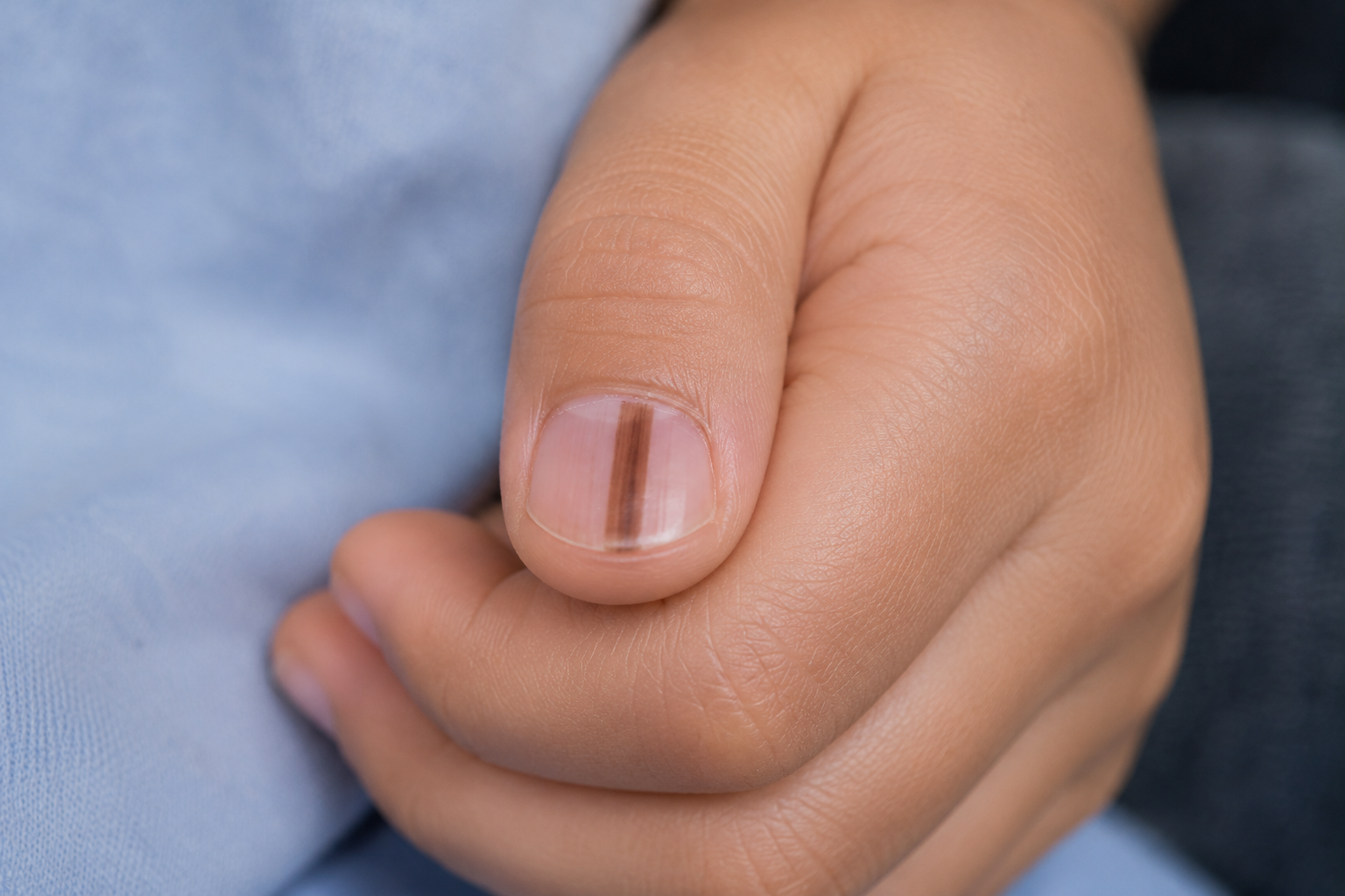 Why Is There a Dark Stripe Down My 5-Year-Old’s Thumbnail?