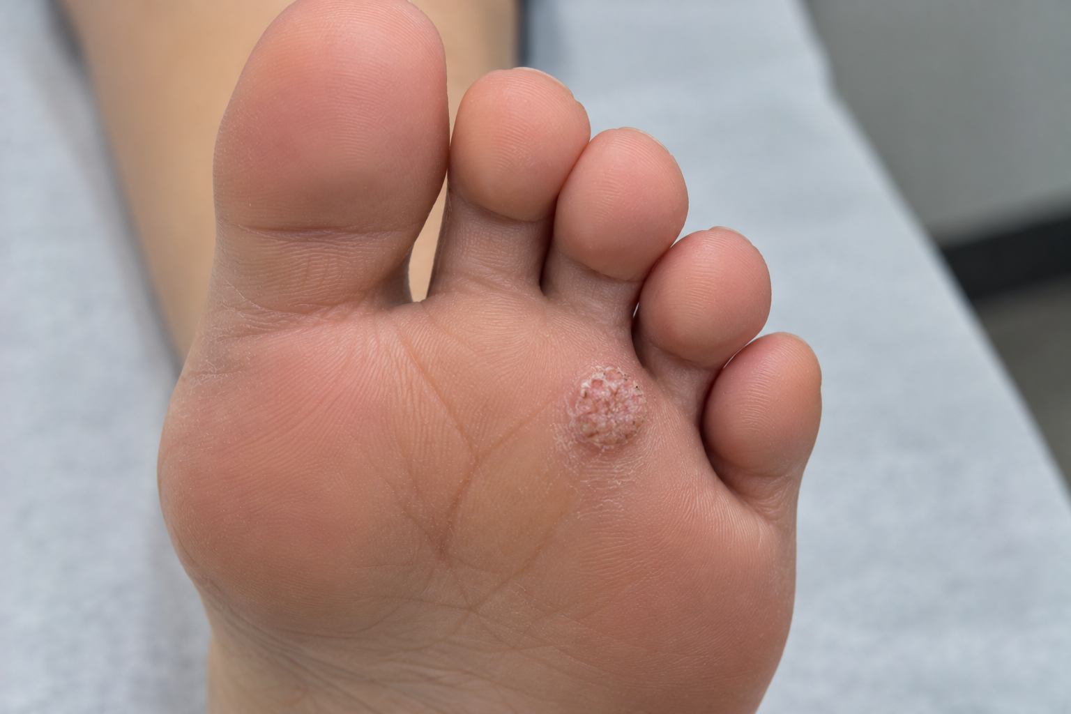How Do I Get Rid of a Stubborn Wart on My Child's Foot?