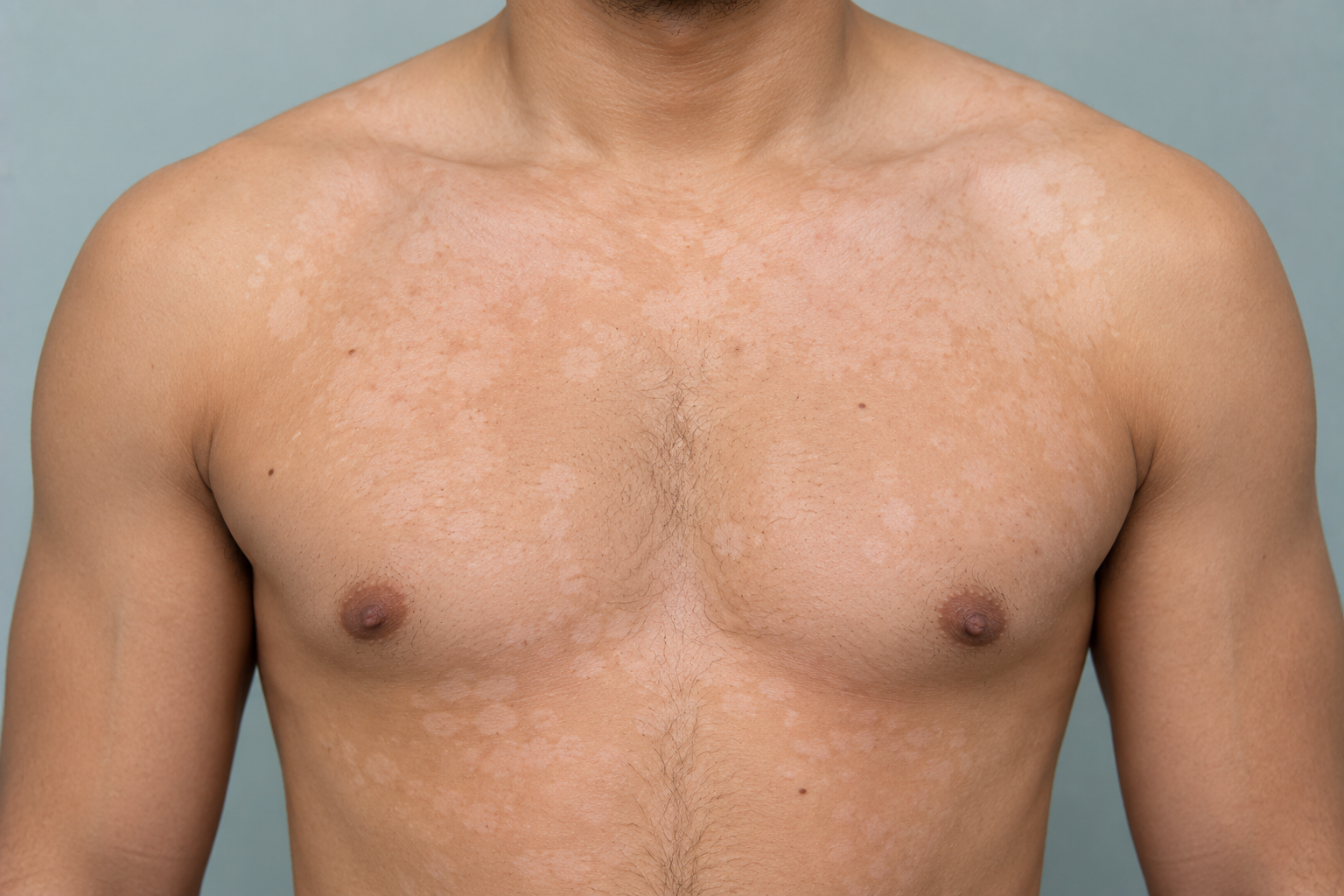 Why Do I Keep Getting Discolored Patches on My Chest, Back, and Stomach? Could It Be Tinea Versicolor?
