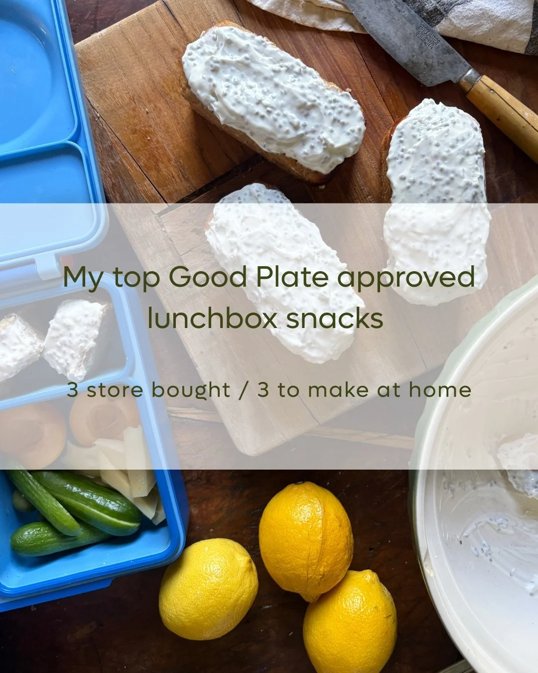 GOOD SNACKS | Here we go again! 🚌

Yep - holidays are more or less over and school is back this week for lots of families - meaning we&rsquo;re suddenly catapulted straight back into &lsquo;the ol&rsquo; routine - at least this time (for me anyway) 